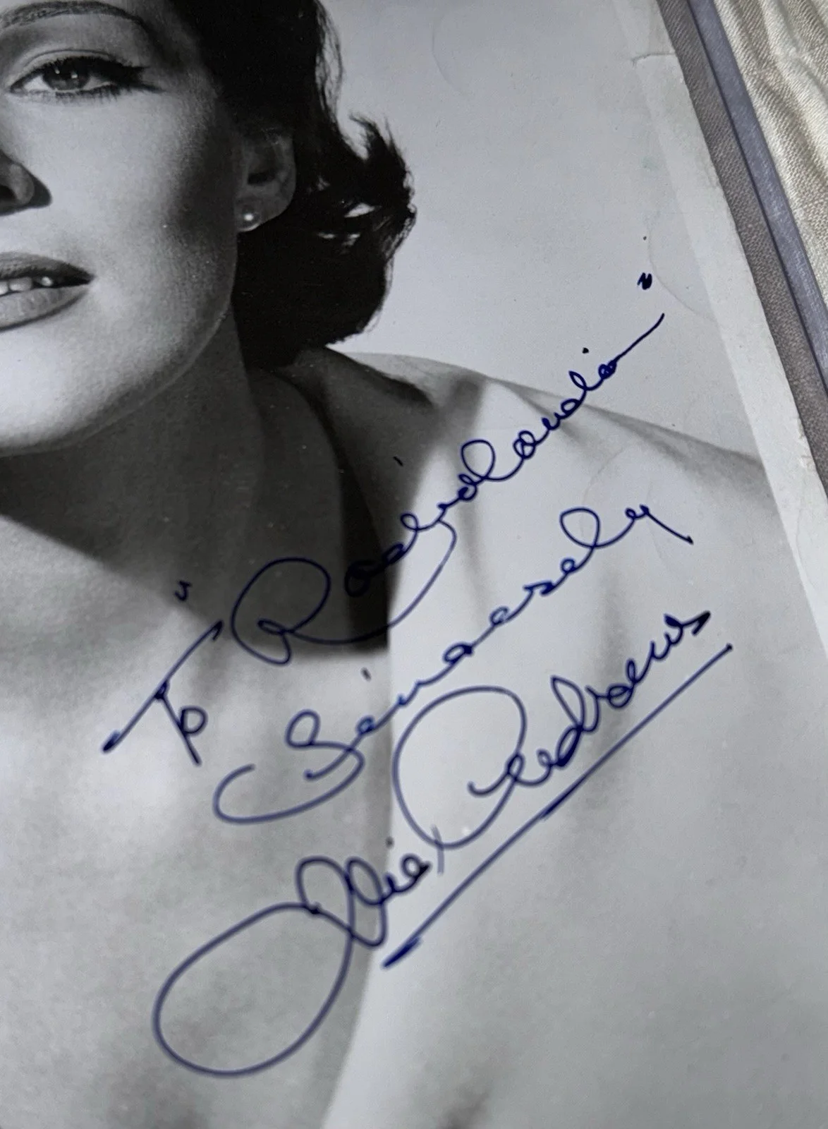 Julie Andrews — Julie Andrews vintage hand signed 8x10 photograph - Pre-Disney Mary Poppins, изображение 2