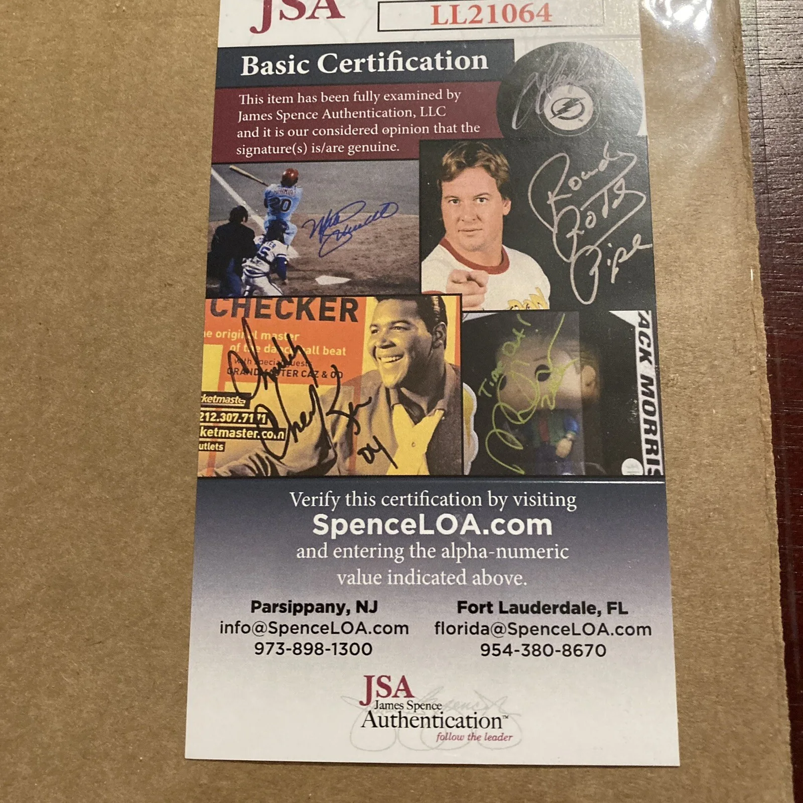 Steven Bauer, Angel Salazar, Pepe Serna — Scarface Signed Photo Steven Bauer Angel Salazar Pepe Serna Autograph JSA 11x14, изображение 4