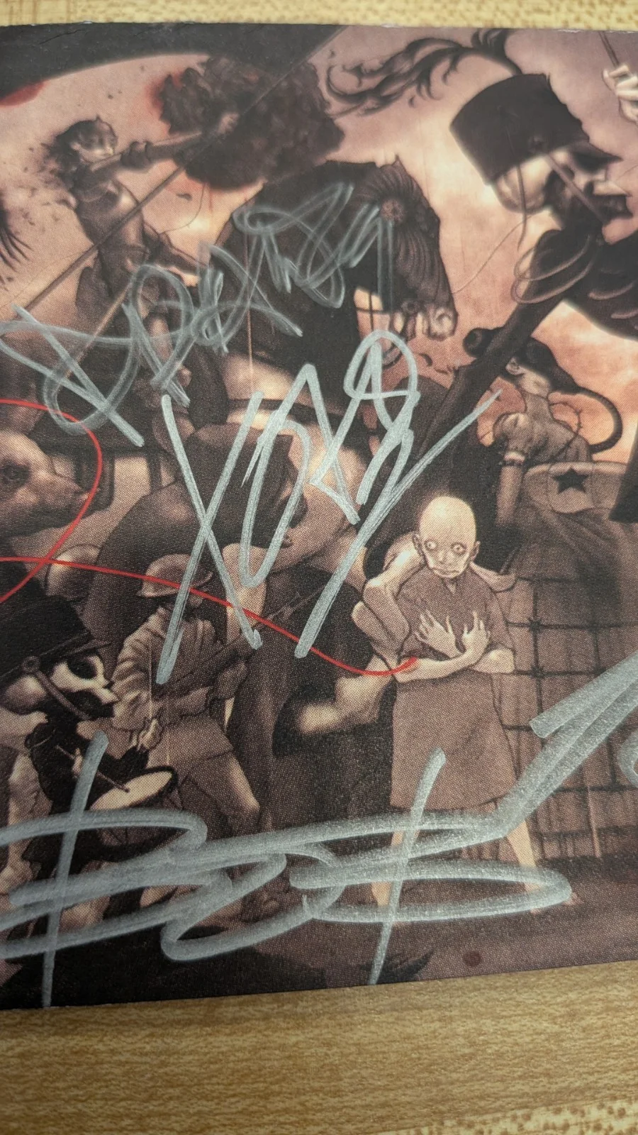 Signed My Chemical Romance THE BLACK PARADE Autographed CD 4 of 5 No Mikey, изображение 3