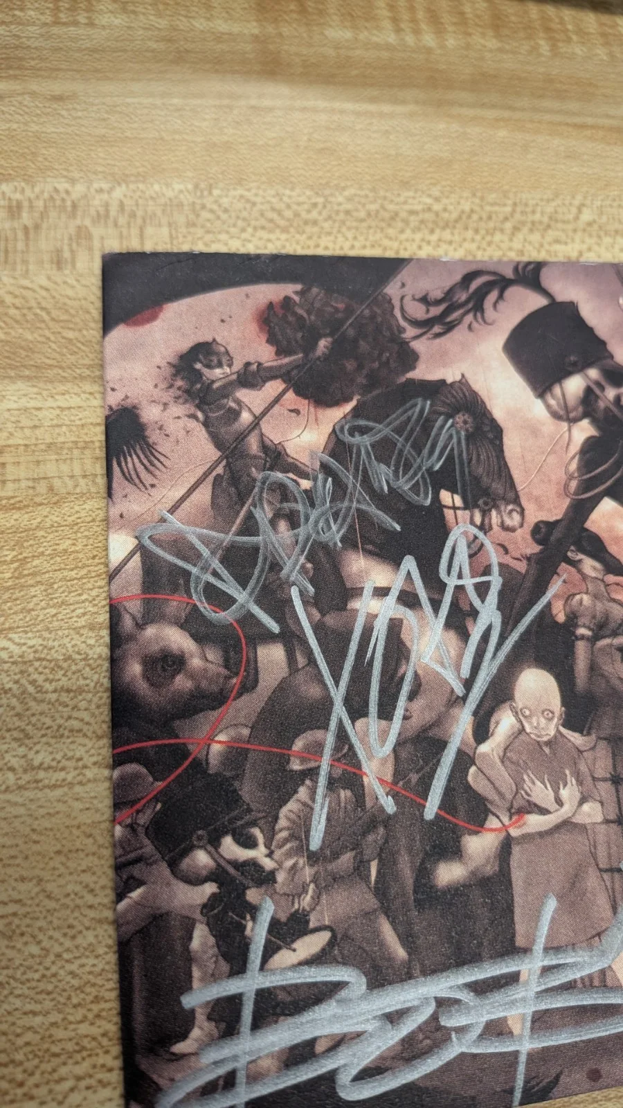Signed My Chemical Romance THE BLACK PARADE Autographed CD 4 of 5 No Mikey, изображение 4