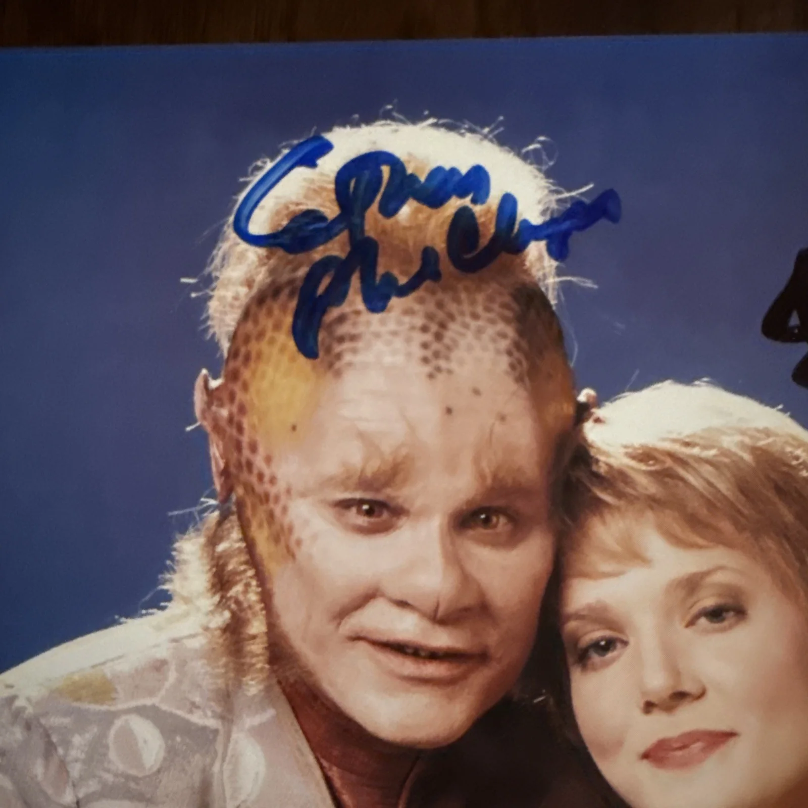 Ethan Phillips, Jennifer Lien — Ethan Phillips and Jennifer Lien Signed 8X10 Picture Star Trek Voyager ACOA COA, image 2