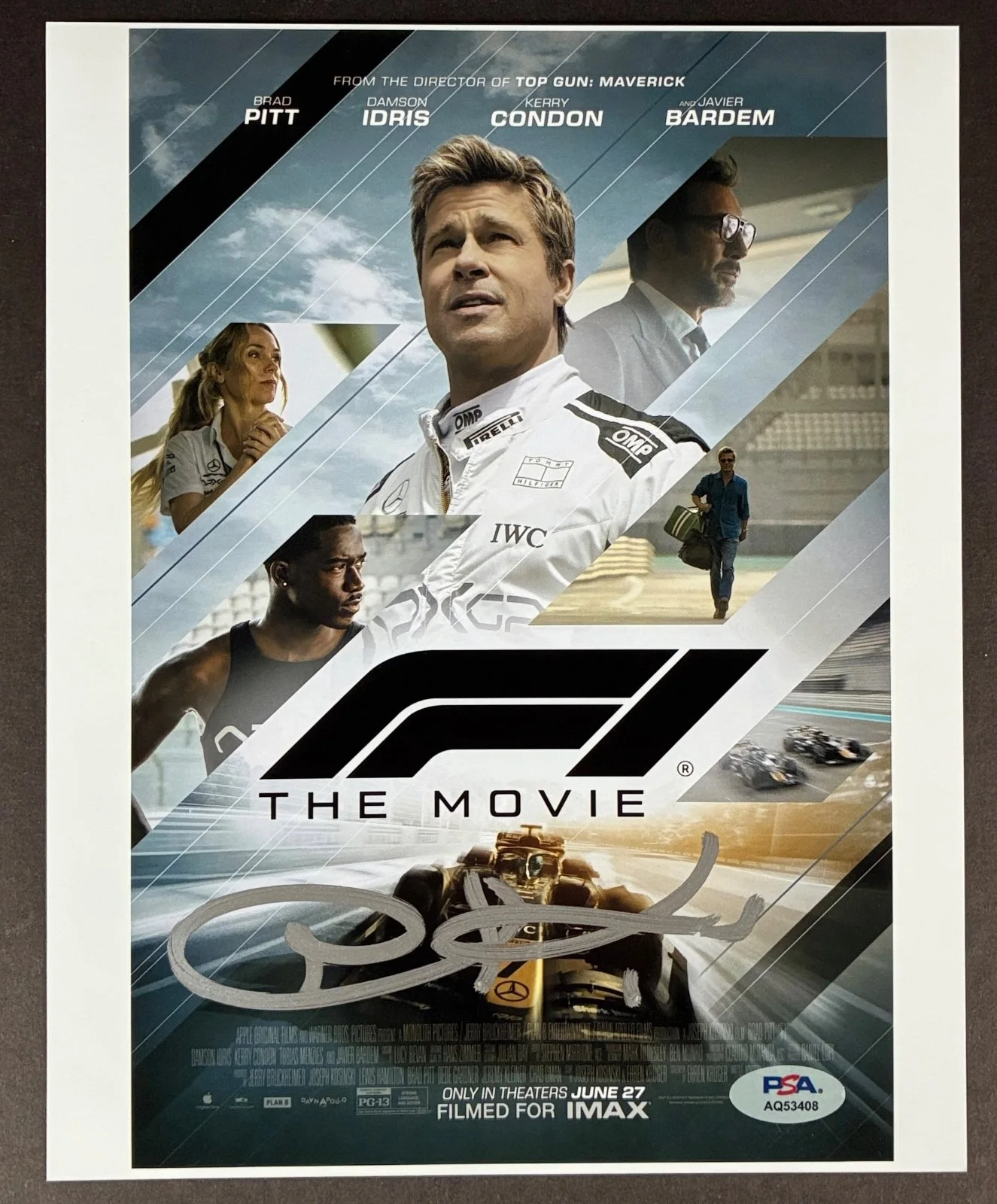 Joseph Kosinski — JOSEPH KOSINSKI SIGNED 8x10 PHOTO PSA DNA AUTOGRAPH F1 THE MOVIE POSTER