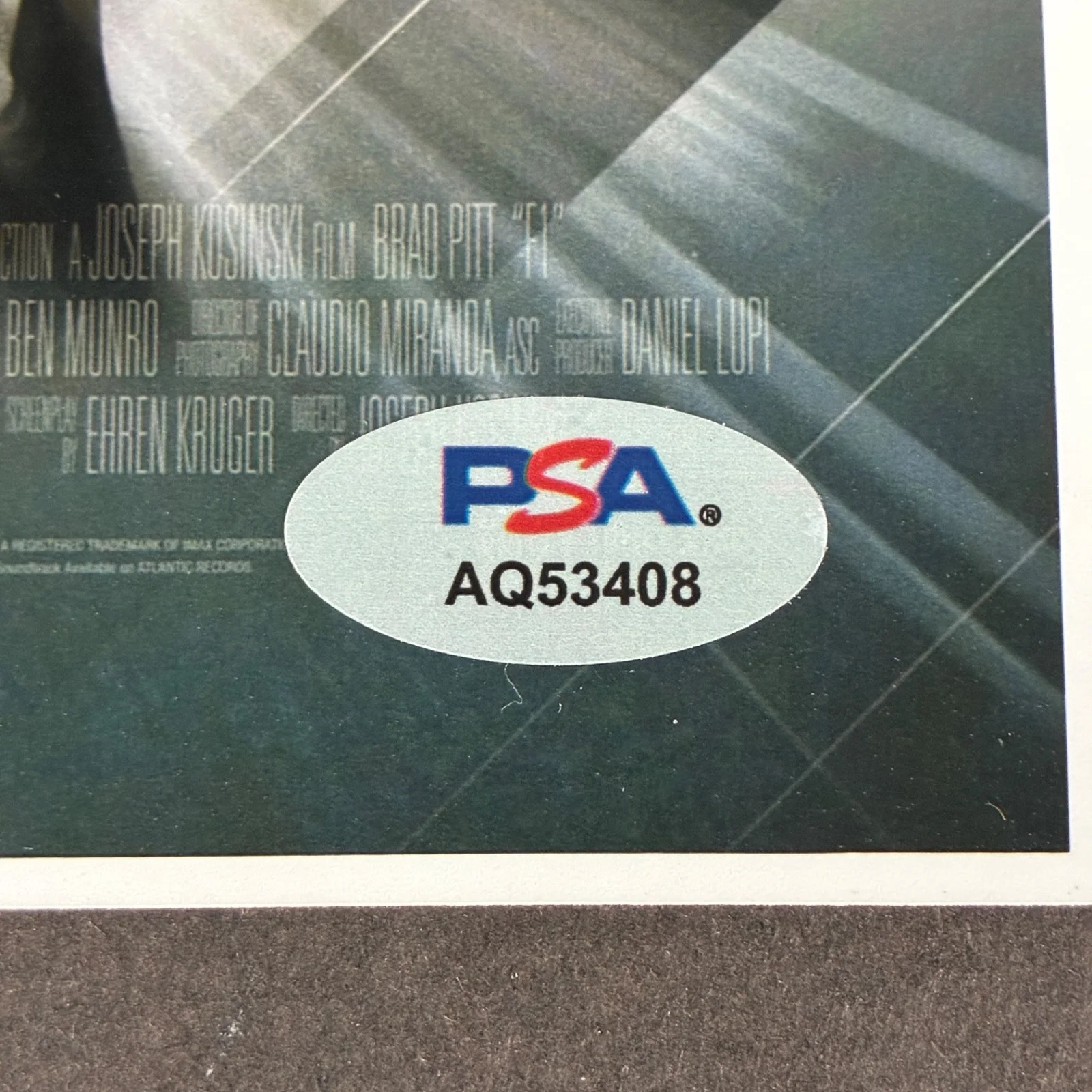 Joseph Kosinski — JOSEPH KOSINSKI SIGNED 8x10 PHOTO PSA DNA AUTOGRAPH F1 THE MOVIE POSTER, изображение 2