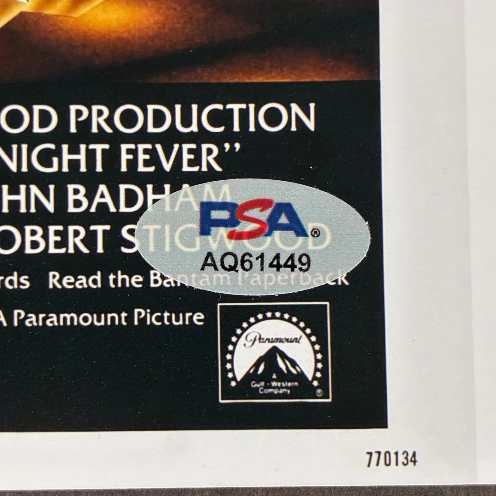 John Badham — JOHN BADHAM SIGNED 8x10 PHOTO PSA DNA AUTOGRAPH SATURDAY NIGHT FEVER POSTER, изображение 2