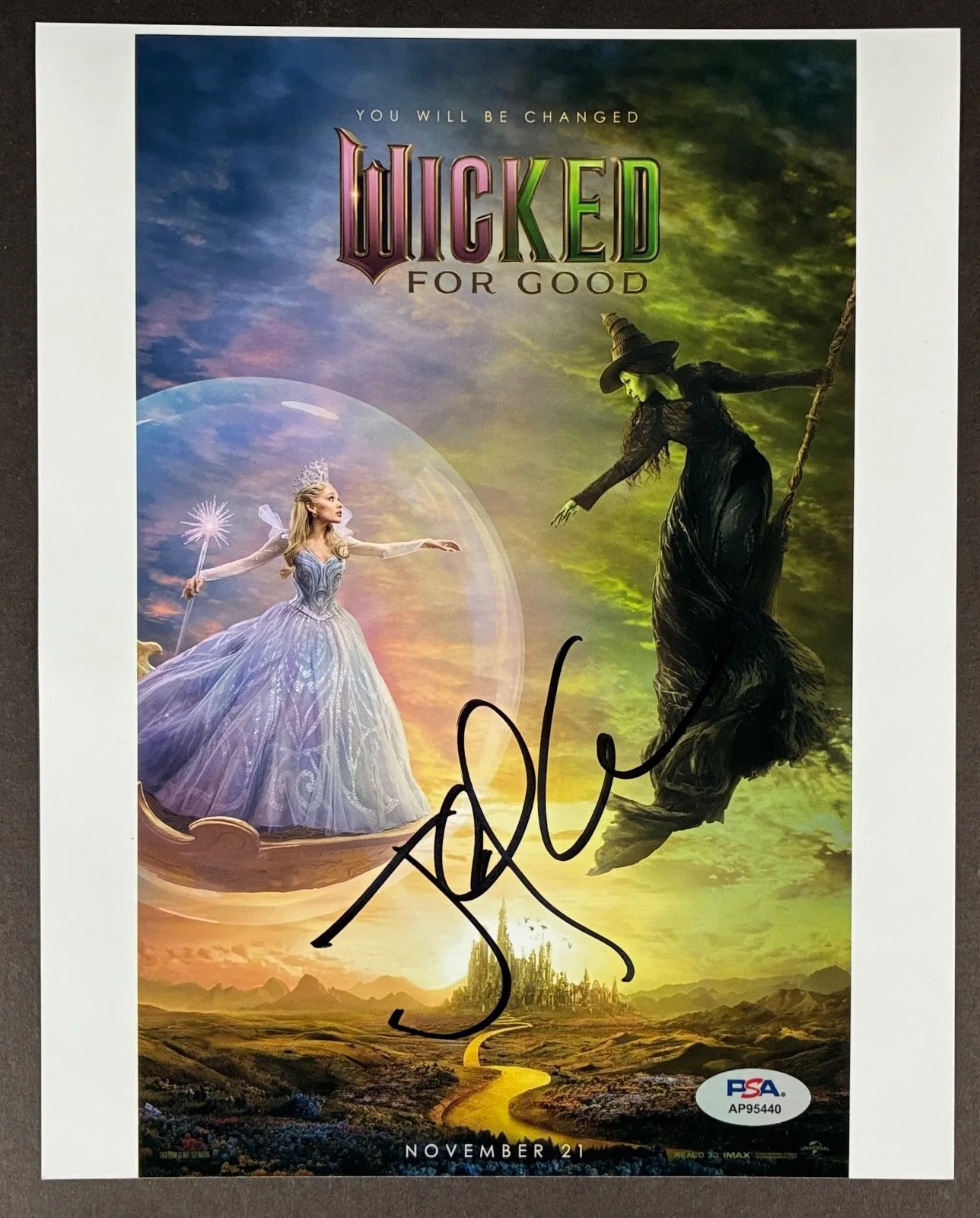Jon M. Chu — JON M. CHU SIGNED 8x10 PHOTO PSA DNA AUTOGRAPH WICKED FOR GOOD POSTER