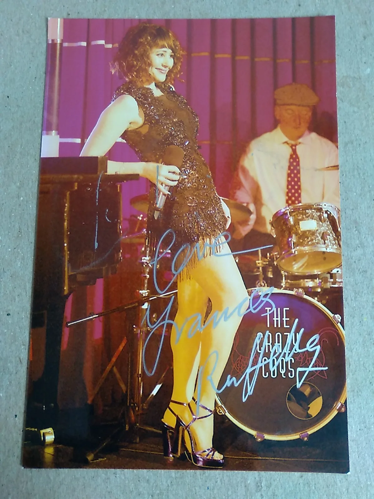 Frances Ruffelle English Actress And Singer Autographed Signed 6x4 Photo, image 2