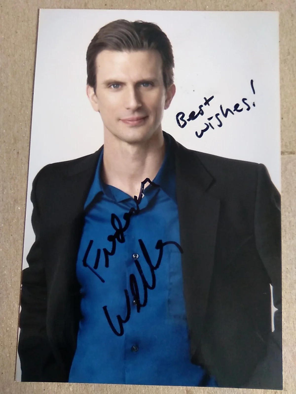 Frederick Breithoff Weller American Actor Autographed Signed 6x4 Photo, изображение 2
