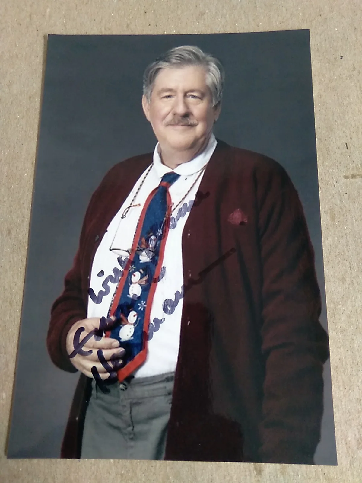 Edward Herrmann American Actor Director Writer Autographed Signed 6x4 Photo, изображение 2