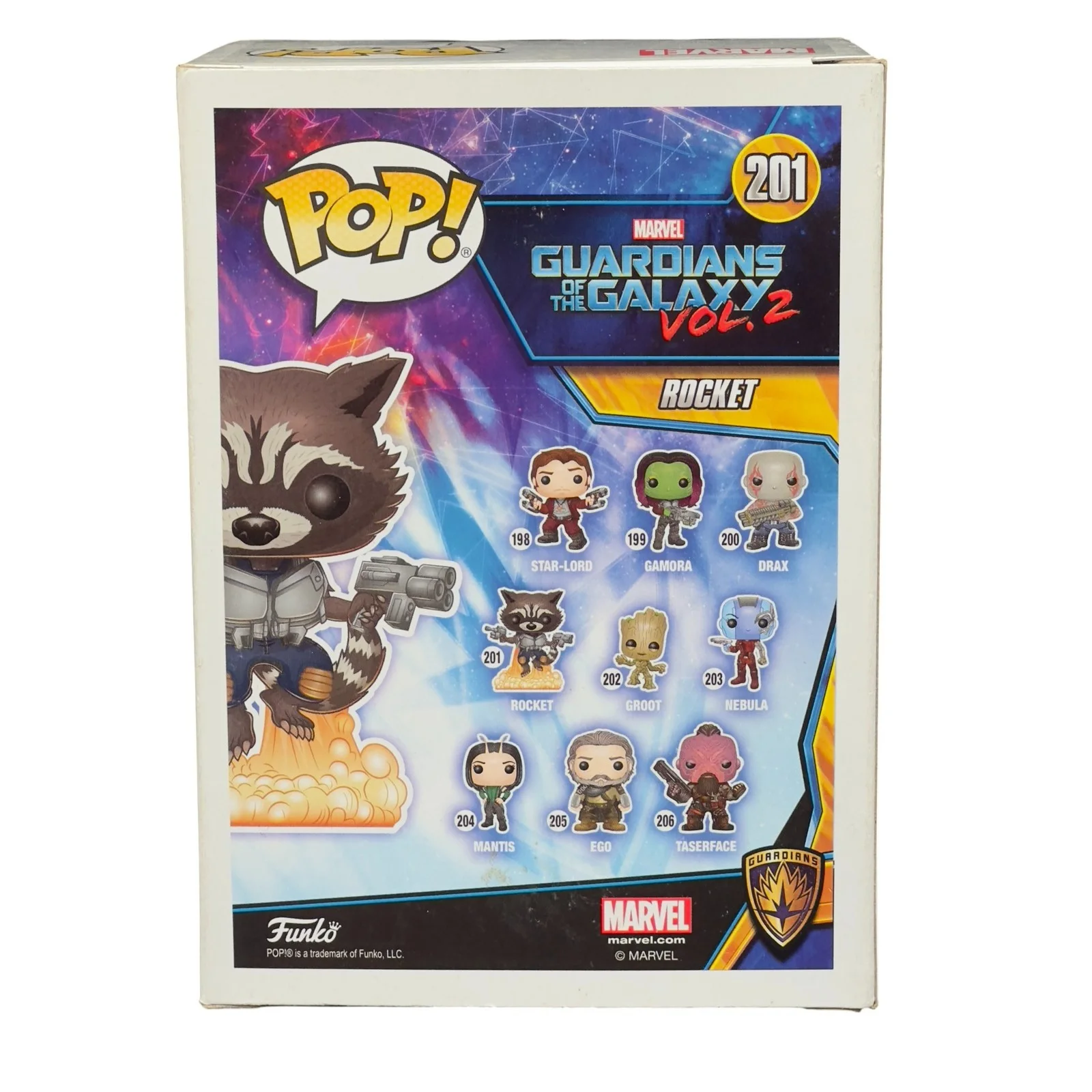 Bradley Cooper — Bradley Cooper Signed Rocket Funko Pop 201 Autograph Guardians Beckett Authentic, image 3