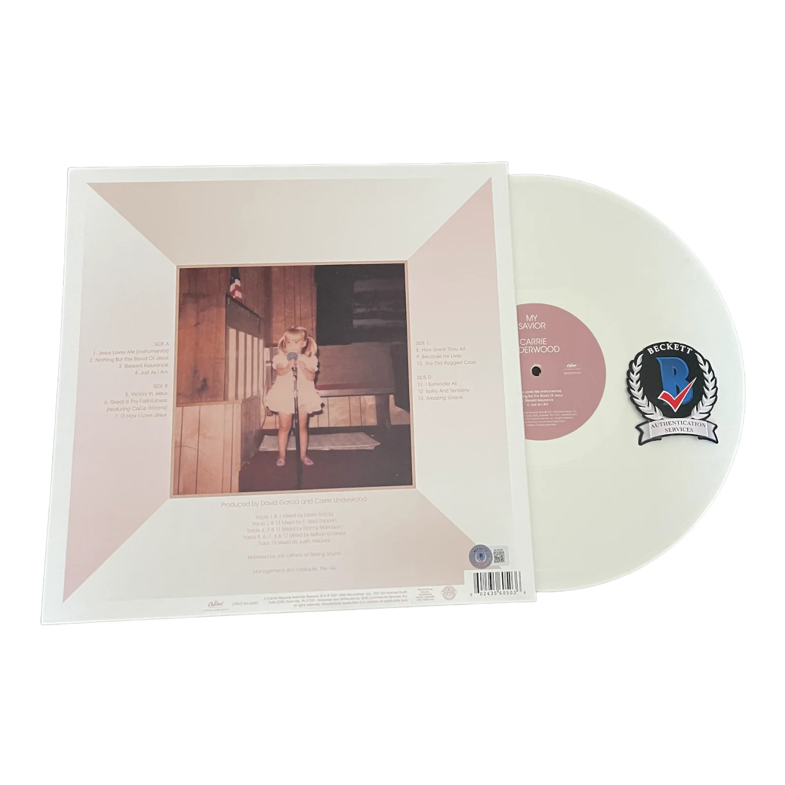 CARRIE UNDERWOOD SIGNED AUTOGRAPH MY SAVIOR ALBUM LP VINYL BECKETT BAS, изображение 2