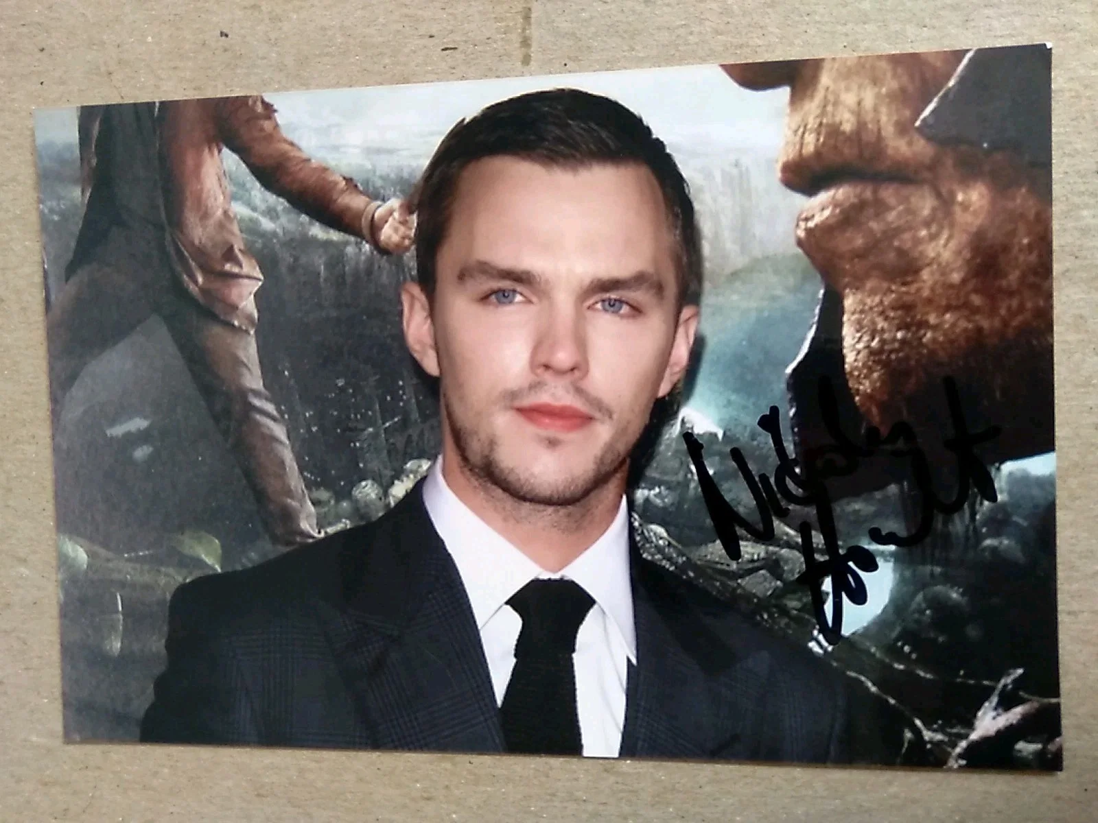 Nicholas Carados Hoult British Actor And Producer Autographed Signed 6x4in Photo, изображение 2
