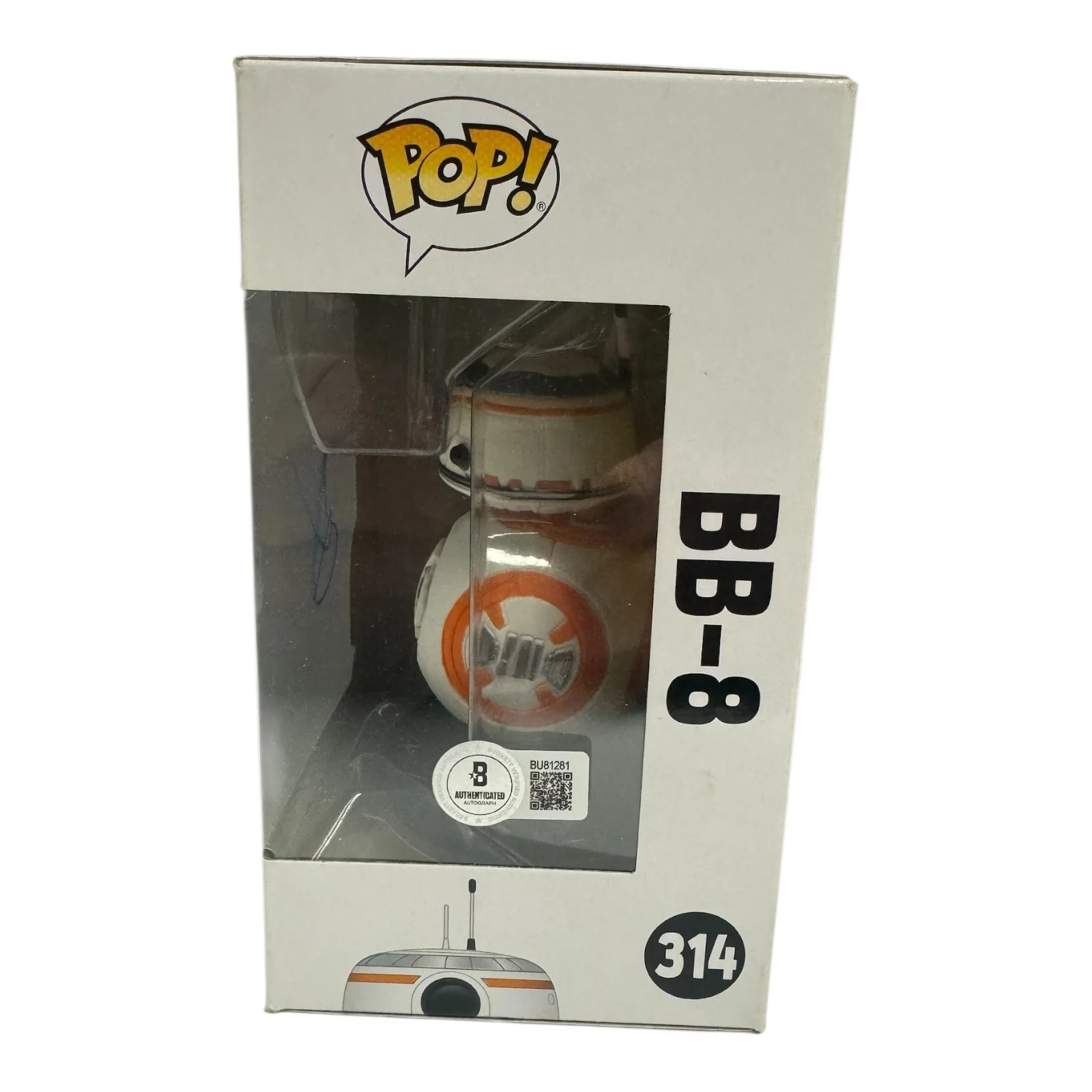 JJ ABRAMS — JJ ABRAMS Signed Autographed Funko POP BB-8 314 BECKETT BAS STAR WARS, image 2