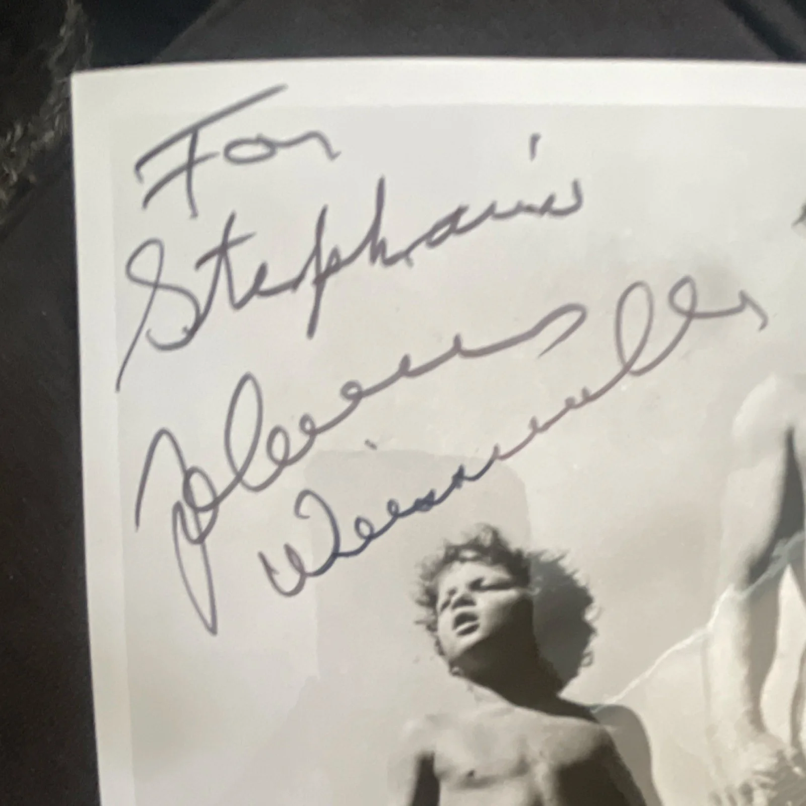 Johnny Weissmuller — Johnny Weissmuller Autographed Original Black & White 8x10 Movie Photo AUTHENTIC, image 2