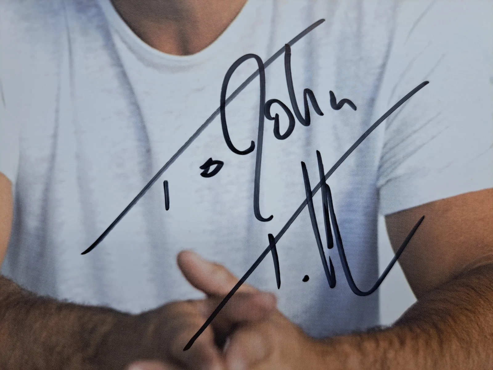 Tim McGraw — Tim McGraw Signed 8x10 Photo w/ Inscription, image 2