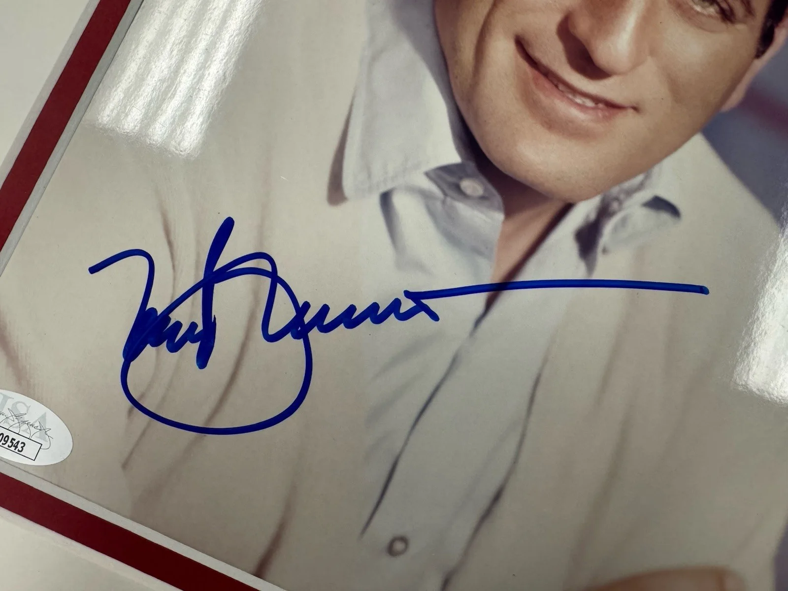 Tony Bennett Signed 8x10 Photo Jsa Auto Custom Framed Musician, image 2