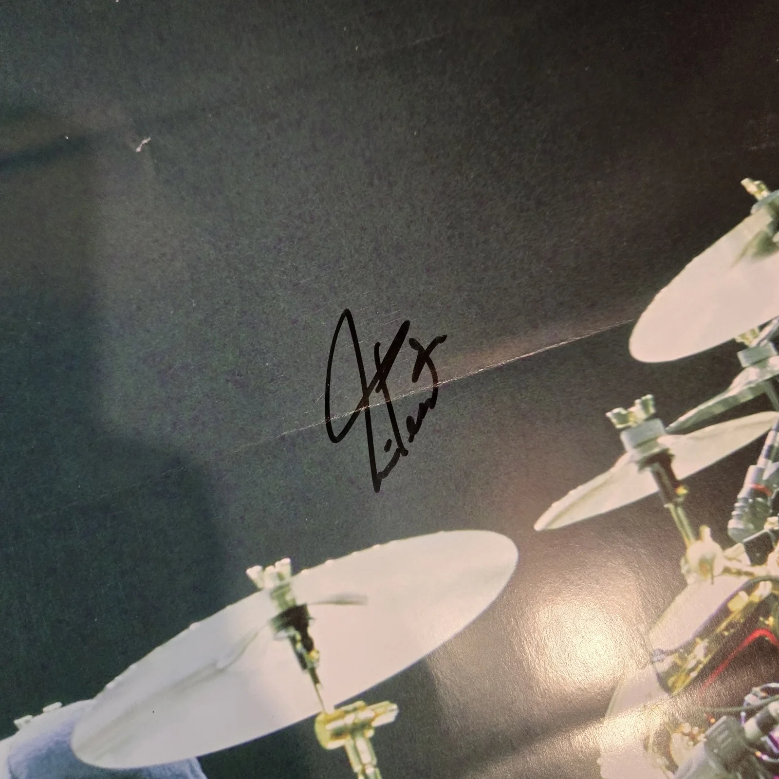 Neil Peart Signed Poster Rush Autograph Anatomy of a Drum Solo, image 3
