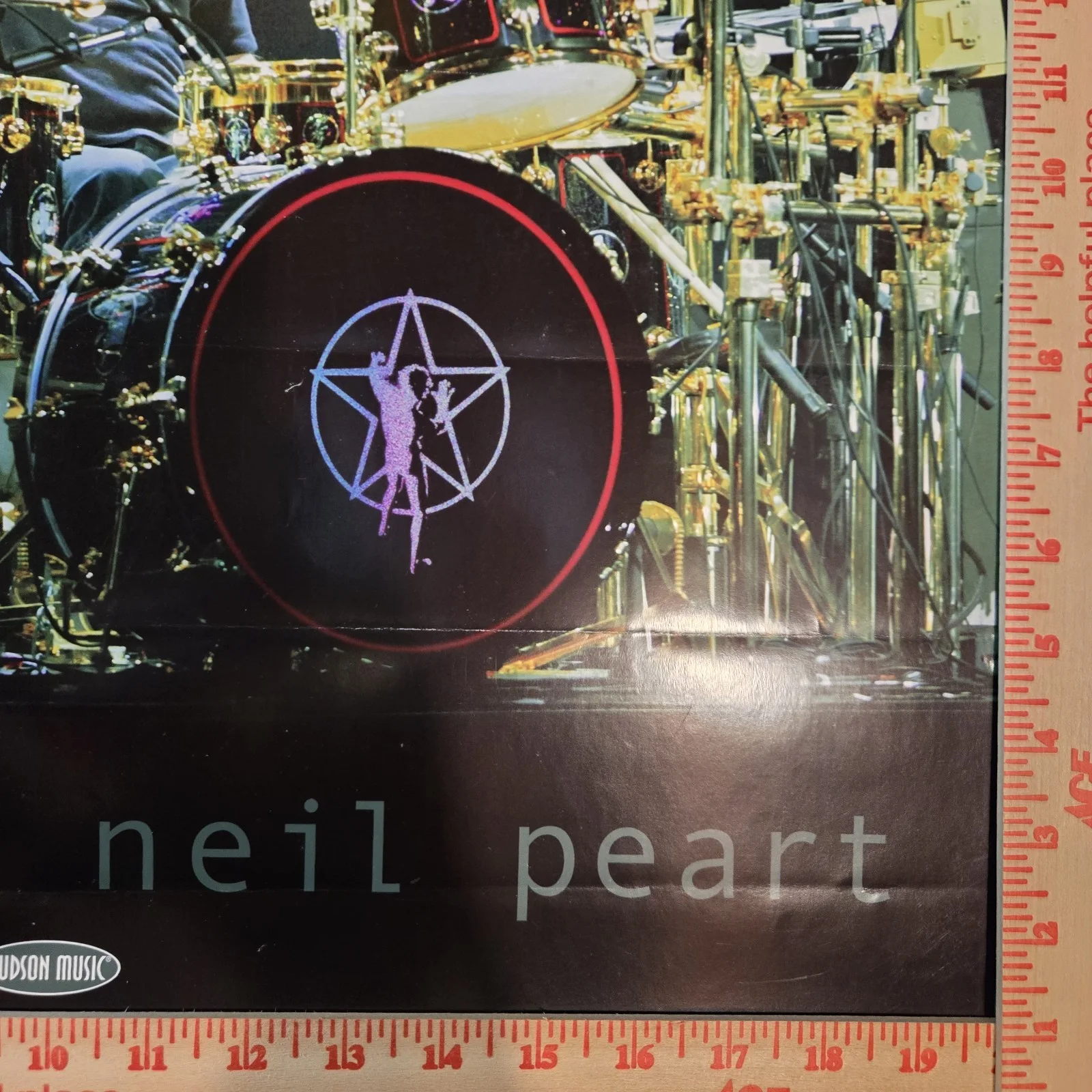 Neil Peart Signed Poster Rush Autograph Anatomy of a Drum Solo, image 5