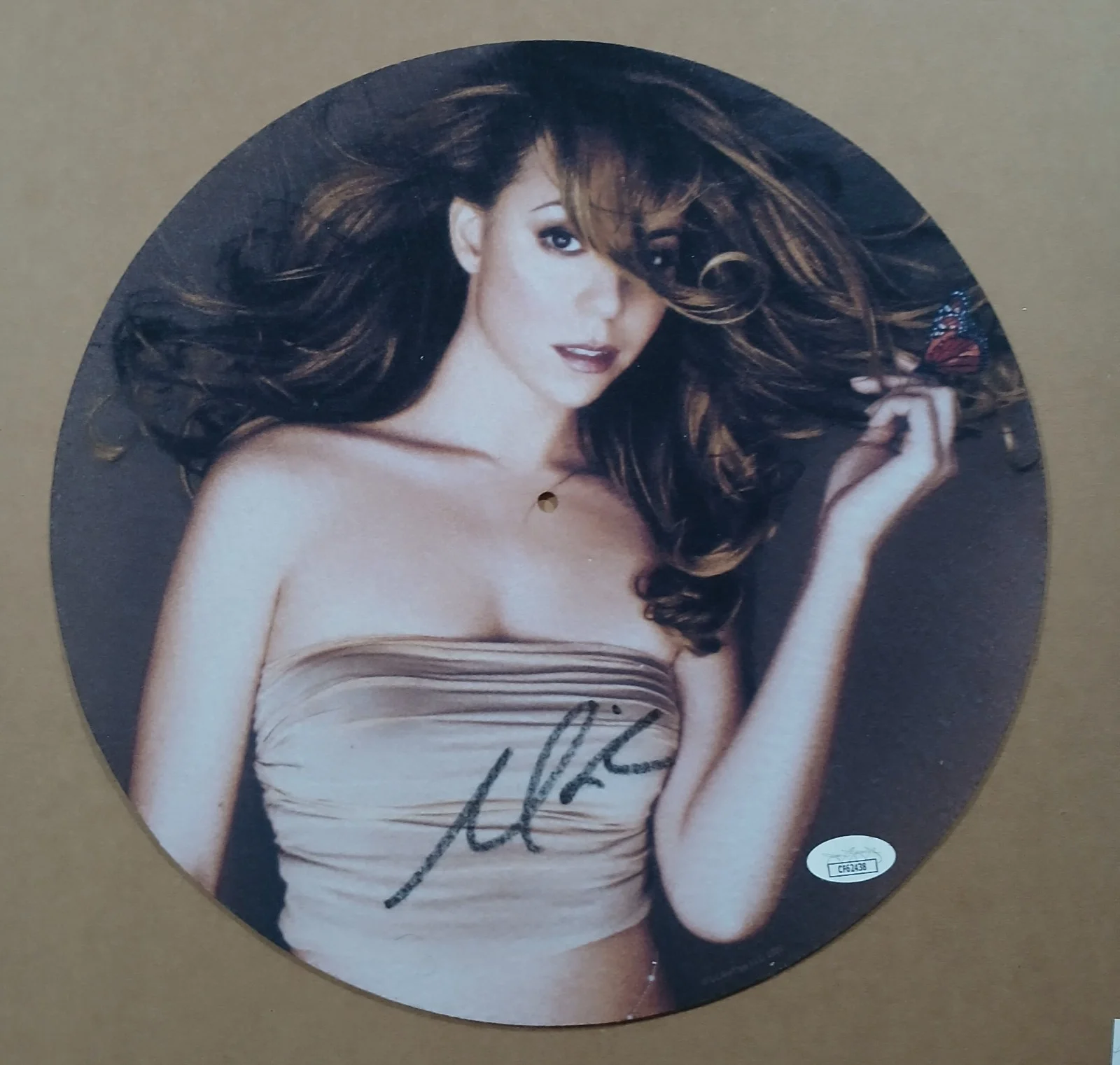 Mariah Carey Signed Butterfly Album Pad. JSA CF62438, изображение 4