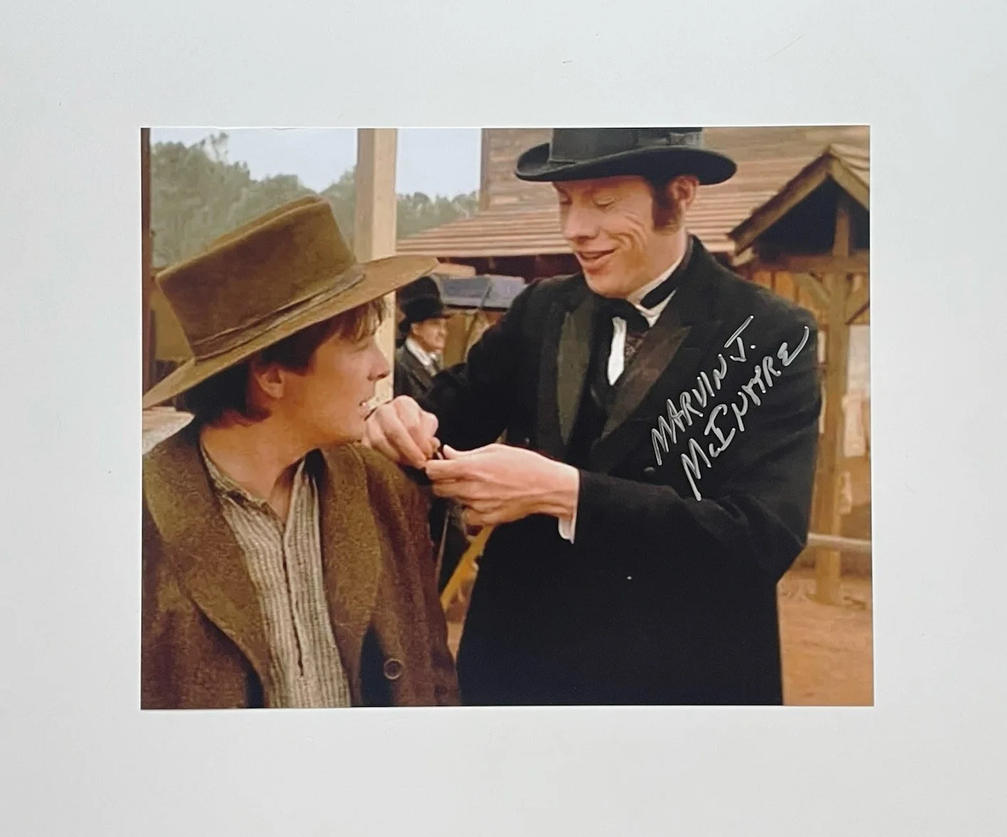 Marvin J Mcintyre — Marvin J Mcintyre Authentic Hand Signed 8x10 Photo Autograph Back To The Future