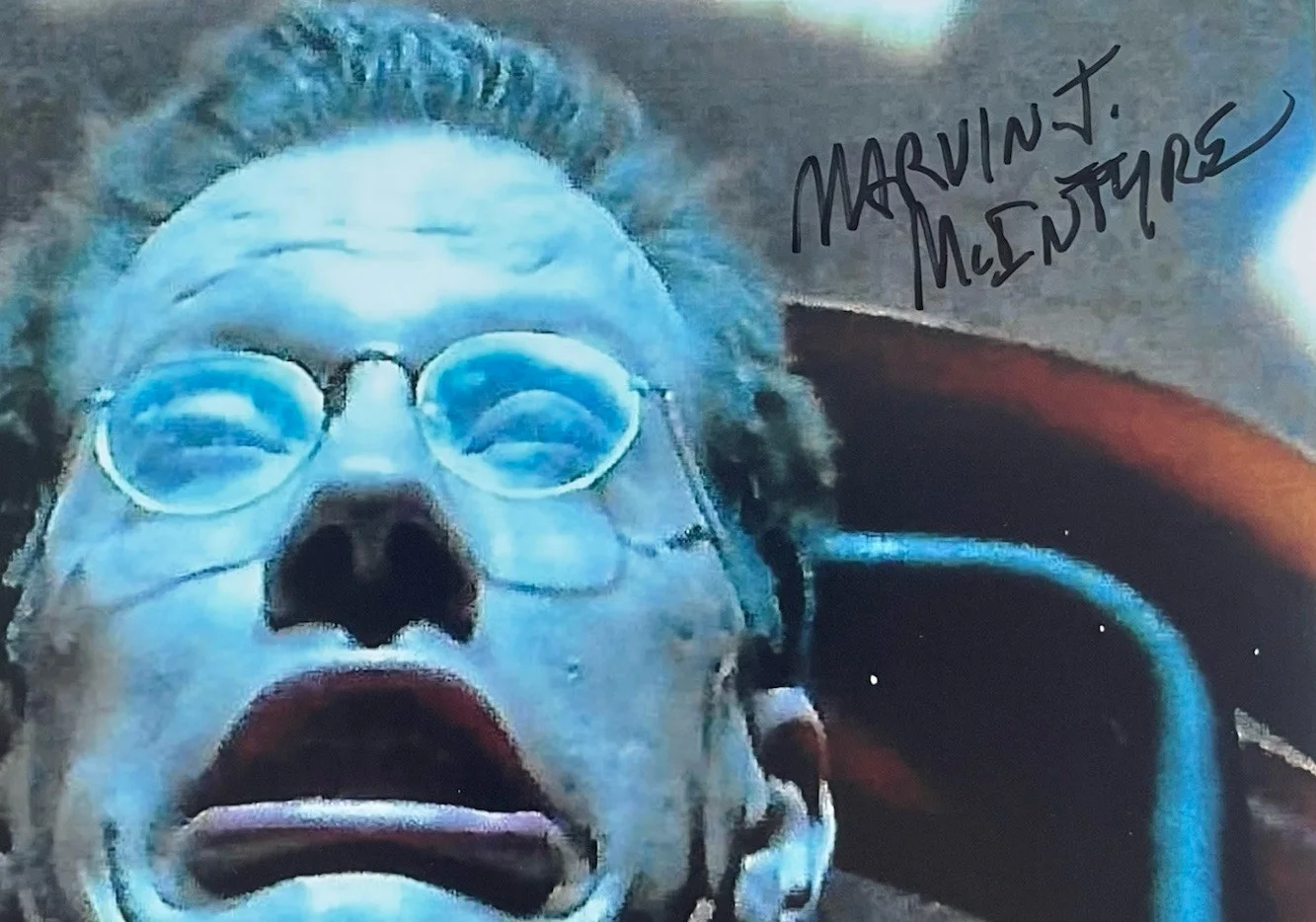 Marvin J Mcintyre — Marvin J Mcintyre Authentic Hand Signed 8x10 Photo Autograph Running Man, изображение 2