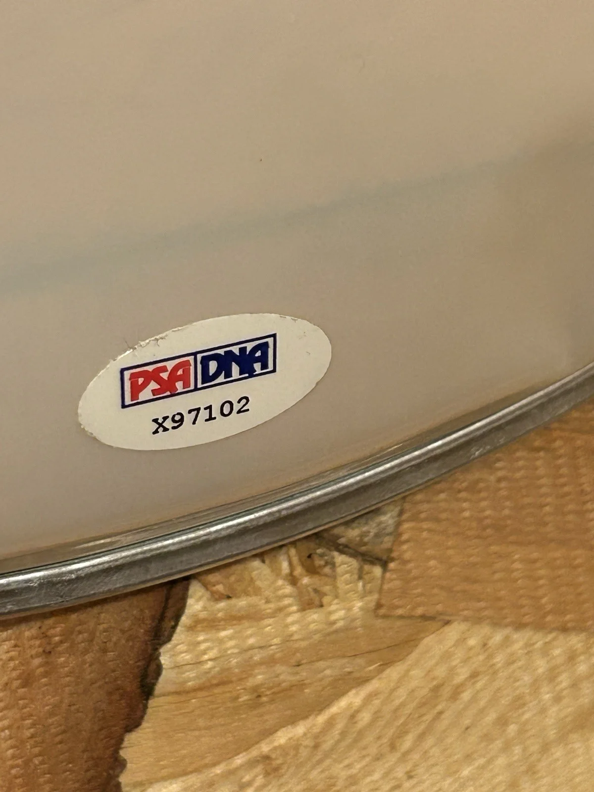 Ginger Baker Signed Drum Head Autographed Cream Blind Faith PSA, image 2