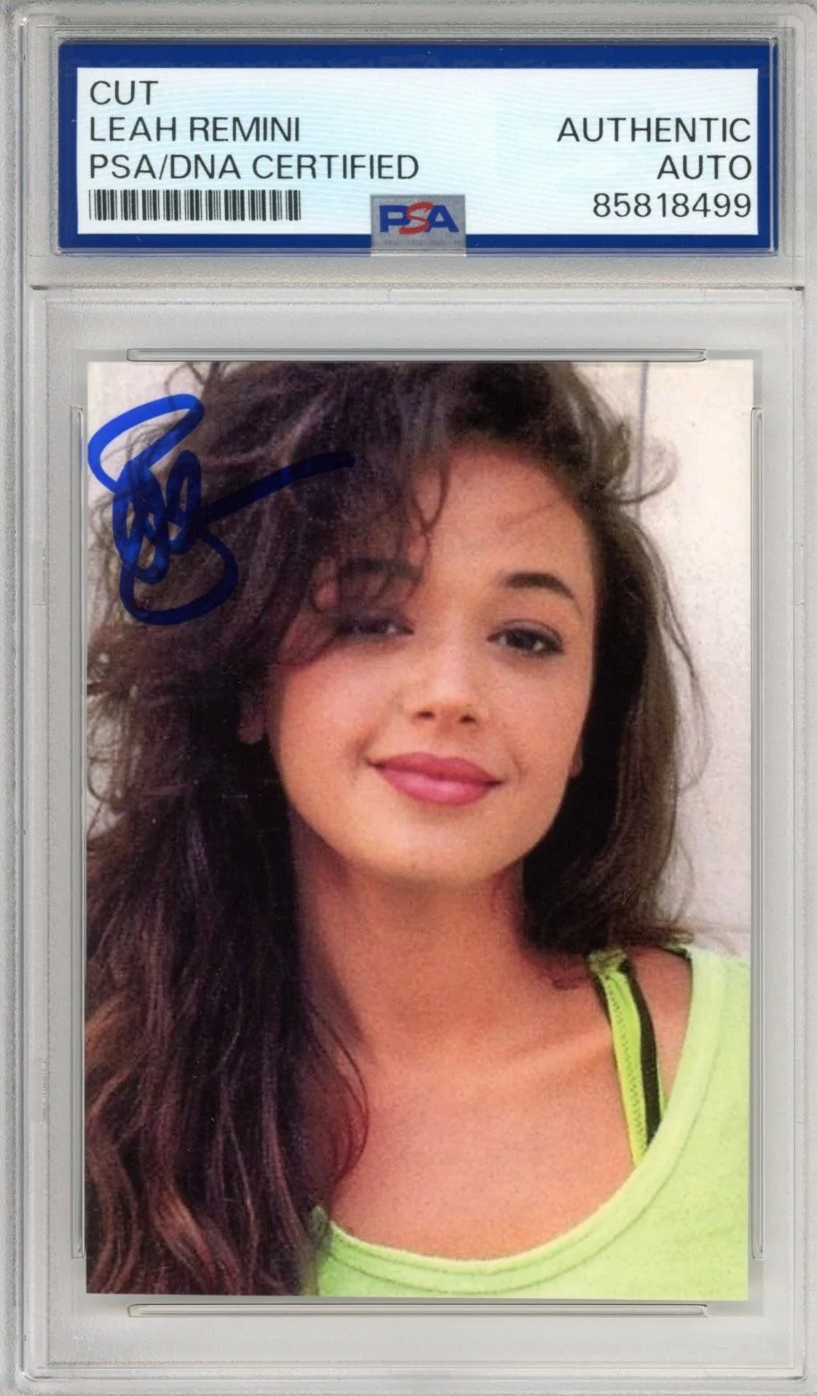 Leah Remini — LEAH REMINI SIGNED PHOTOGRAPH PSA DNA COA AUTOGRAPH SAVED BY THE BELL SEXY PHOTO
