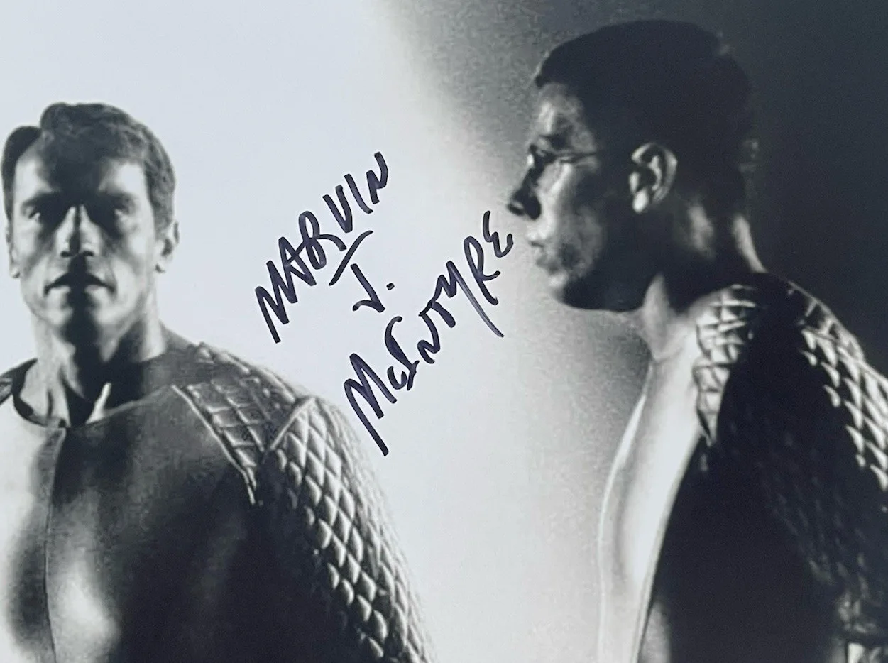 Marvin J Mcintyre — Marvin J Mcintyre Authentic Hand Signed 8x10 Photo Autograph Running Man, изображение 2