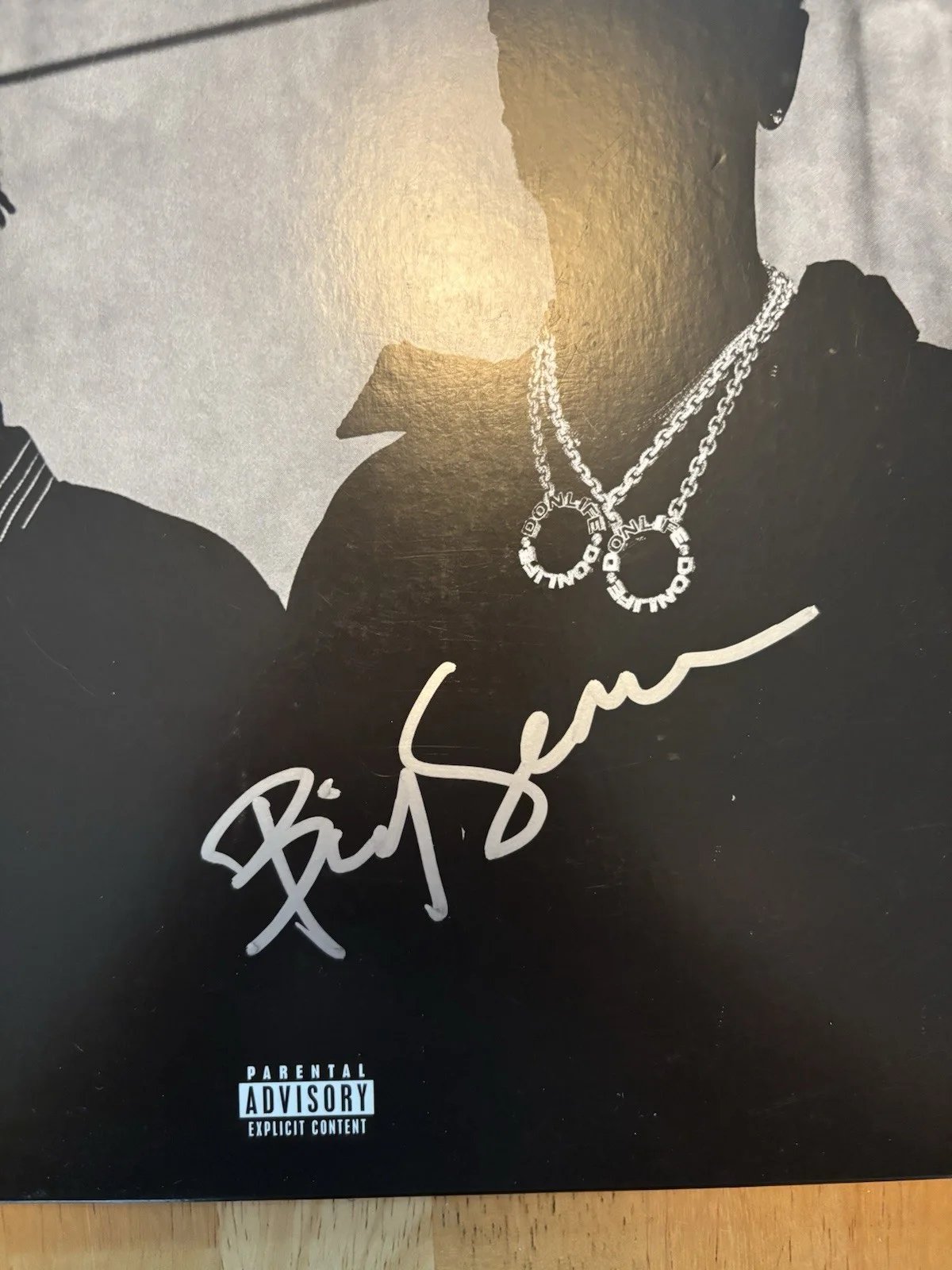 BIG SEAN SIGNED DOUBLE OR NOTHING LP VINYL RECORD ALBUM JSA COA, image 2