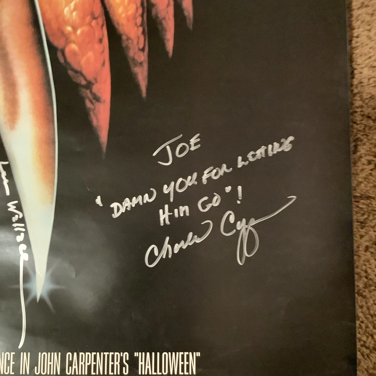 Ari Aster — Halloween cast (5) signed 24x36 movie poster Castle Carpenter autograph BAS, изображение 4