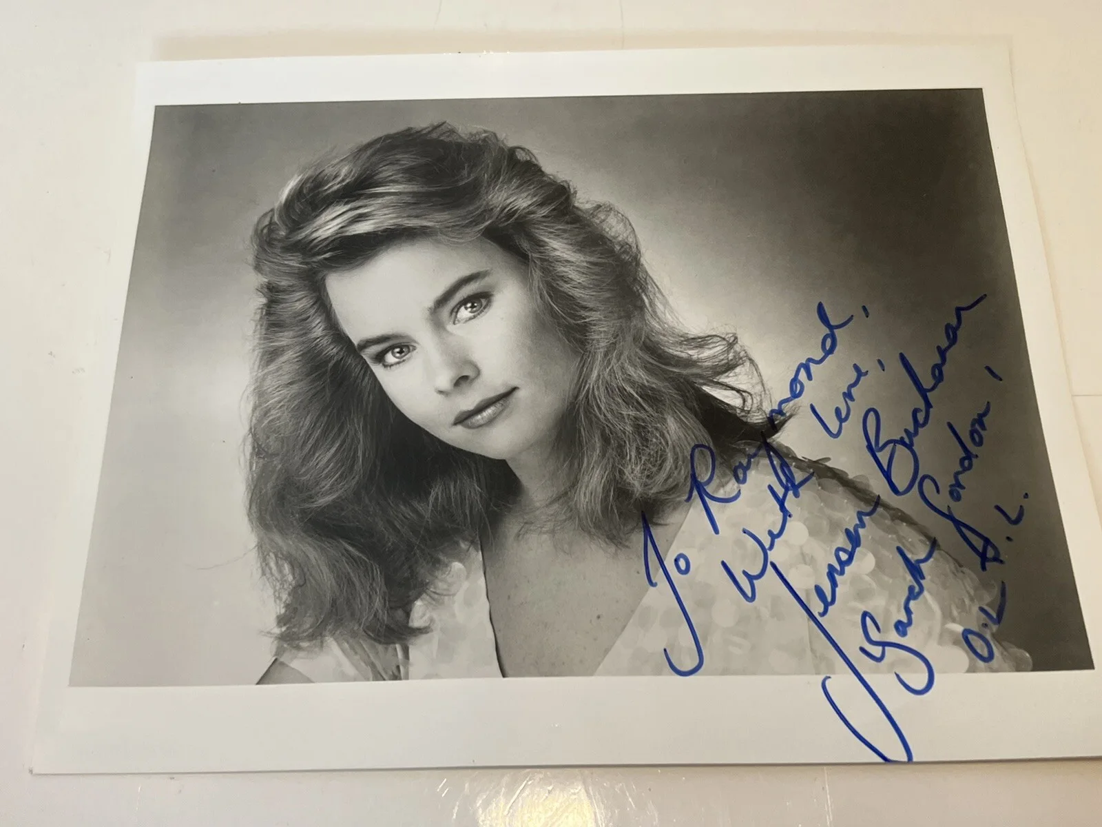 Jensen Buchanan — jensen buchanan autographed photo One Life To Live, Another World Signed Pic, изображение 2