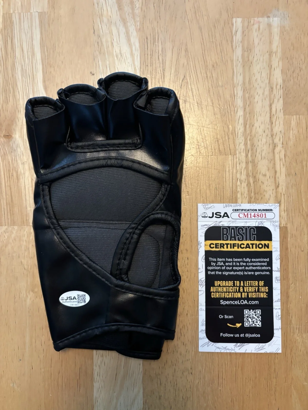 Georges St-Pierre — Georges St-Pierre Fighter Autographed UFC Glove GSP Rare JSA COA, изображение 2