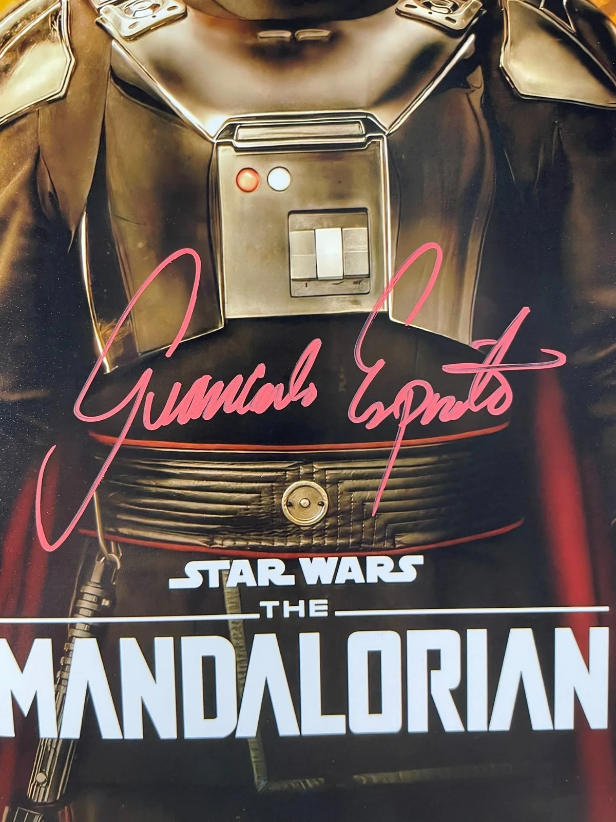 Giancarlo Esposito — Giancarlo Esposito Signed Star Wars Mandalorian Moff Gideon 8x10 Photo JSA COA, изображение 2