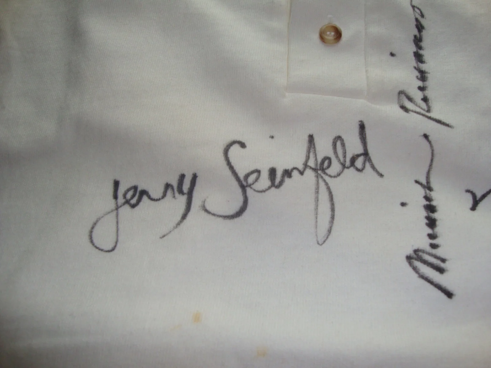 jerry seinfeld jason alexander michael richards — Seinfeld Cast XL T-Shirt 1997 Signed RARE, изображение 4