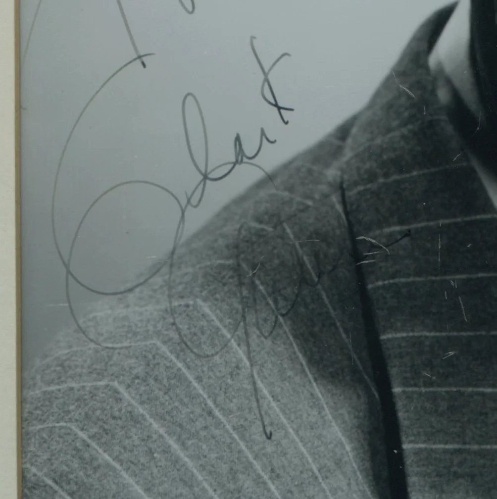 Claude Rains — Oversized CLARK GABLE Autographed Photo SIGNED in 1951 / PROFESSIONALLY FRAMED, image 4