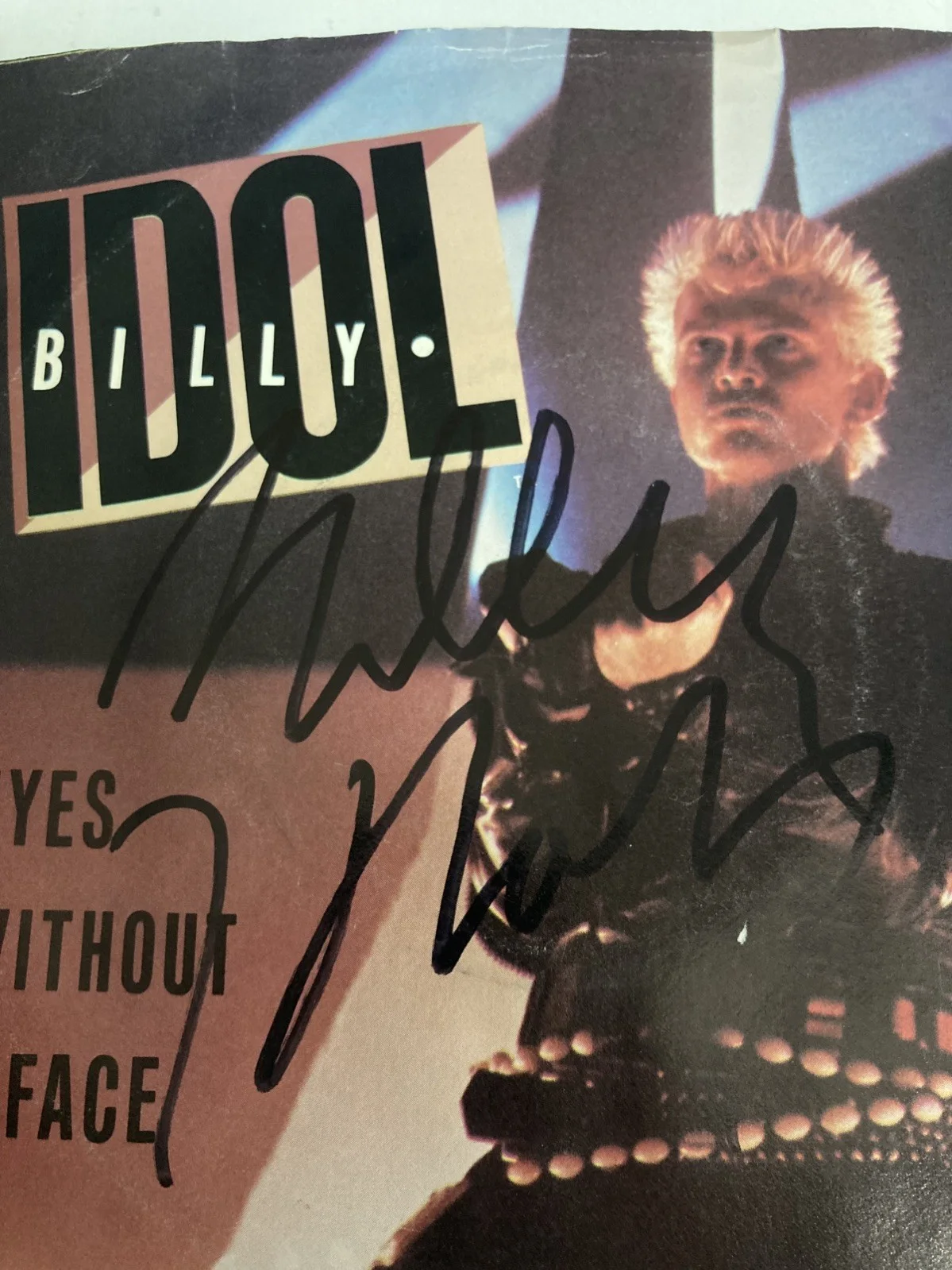 BILLY IDOL * SIGNED AUTOGRAPHED 45 ALBUM * GENERATION X *, image 3
