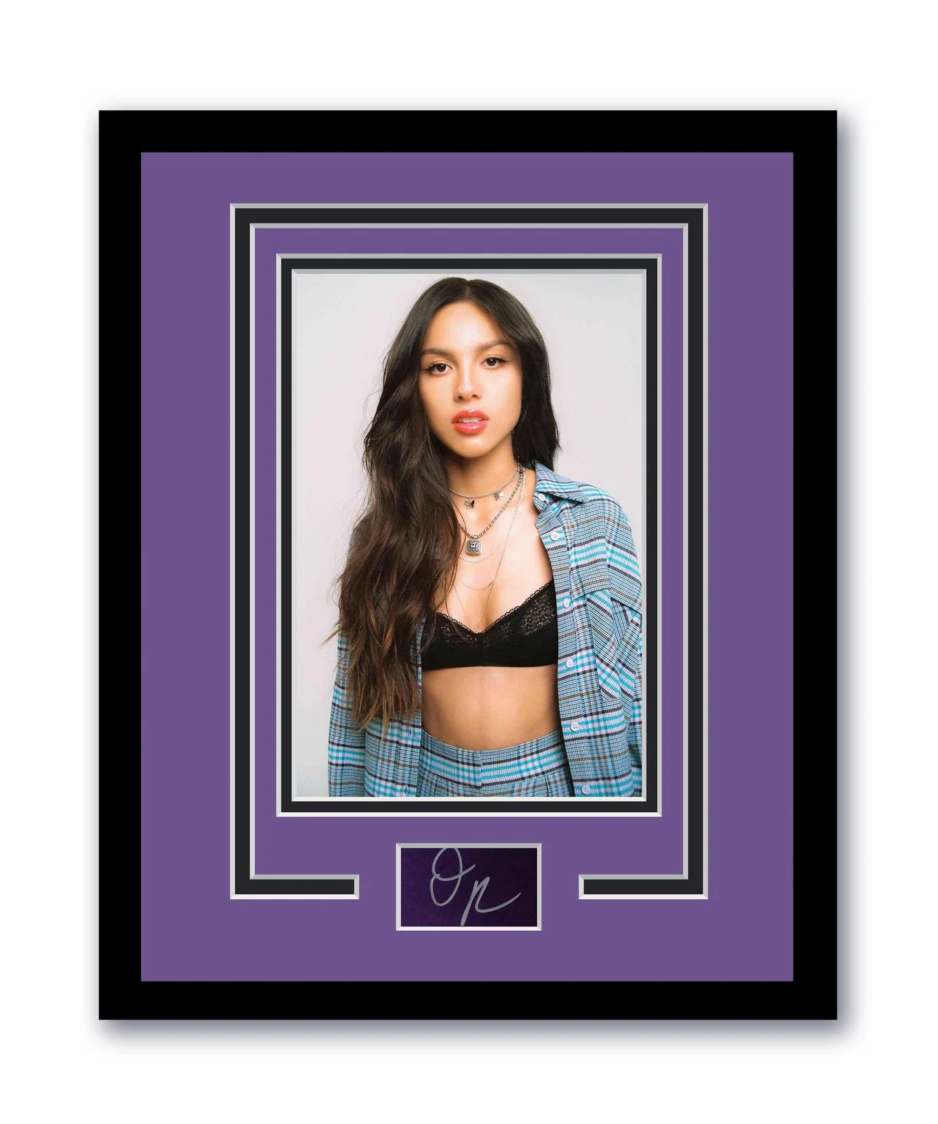 Olivia Rodrigo — Olivia Rodrigo Autographed Signed 11x14 Framed Photo Hot Sexy ACOA