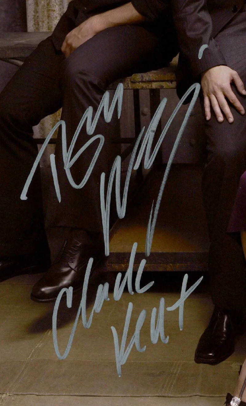 TOM WELLING ROSENBAUM KRISTIN KREUK SIGNED 11x14 PHOTO SMALLVILLE BECKETT BAS, изображение 2