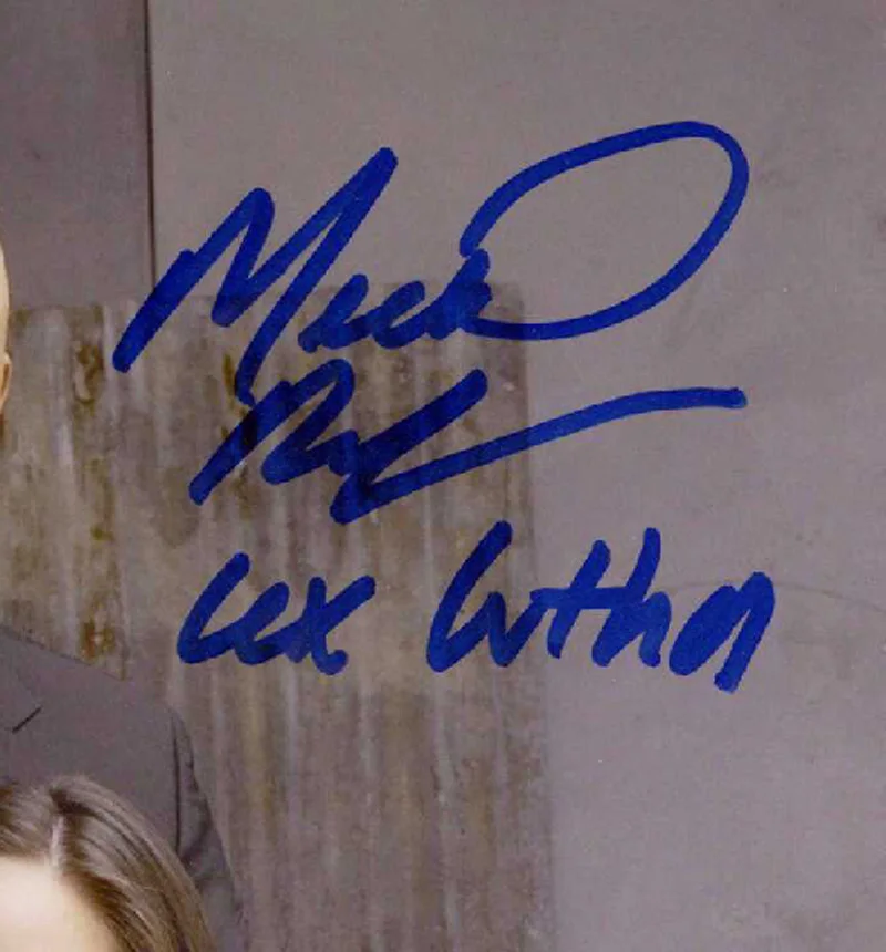 TOM WELLING ROSENBAUM KRISTIN KREUK SIGNED 11x14 PHOTO SMALLVILLE BECKETT BAS, изображение 3