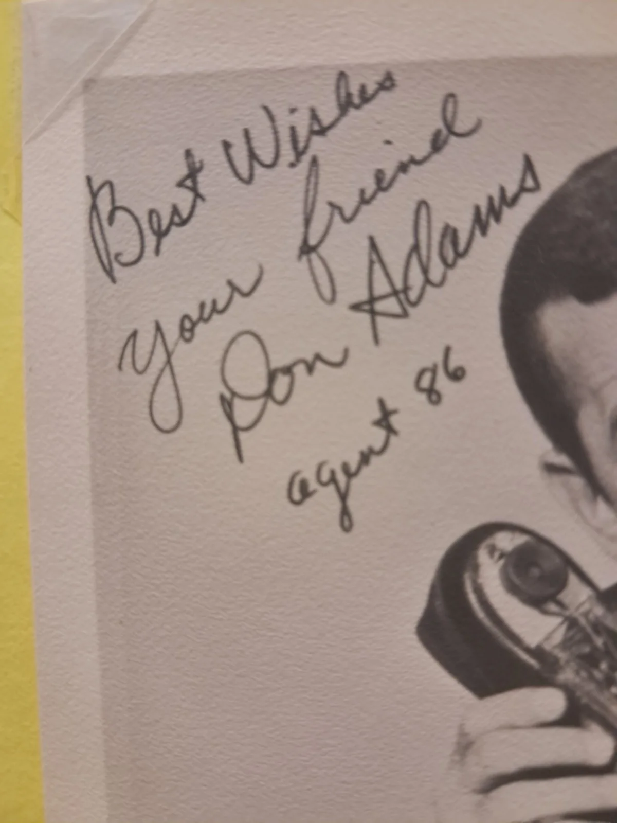Don Adams — Don Adams Autographed Get Smart Original Photo Signed Television Memorabilia, изображение 2