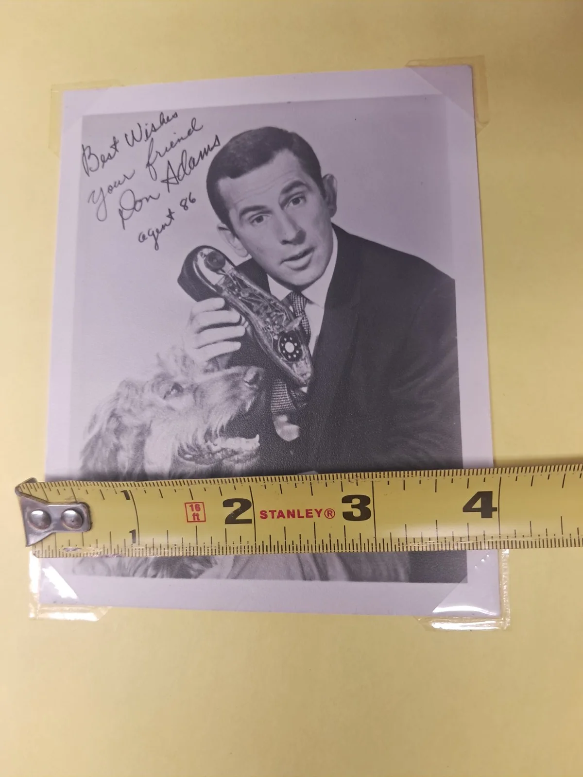 Don Adams — Don Adams Autographed Get Smart Original Photo Signed Television Memorabilia, изображение 3