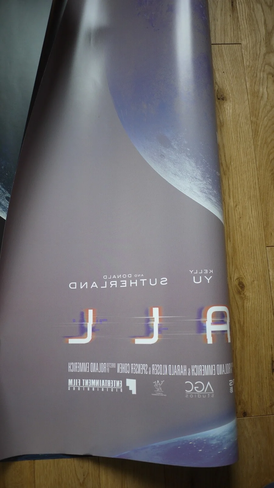 Moonfall Original UK Quad Cinema Double-sided Film Movie Poster 2022, изображение 4