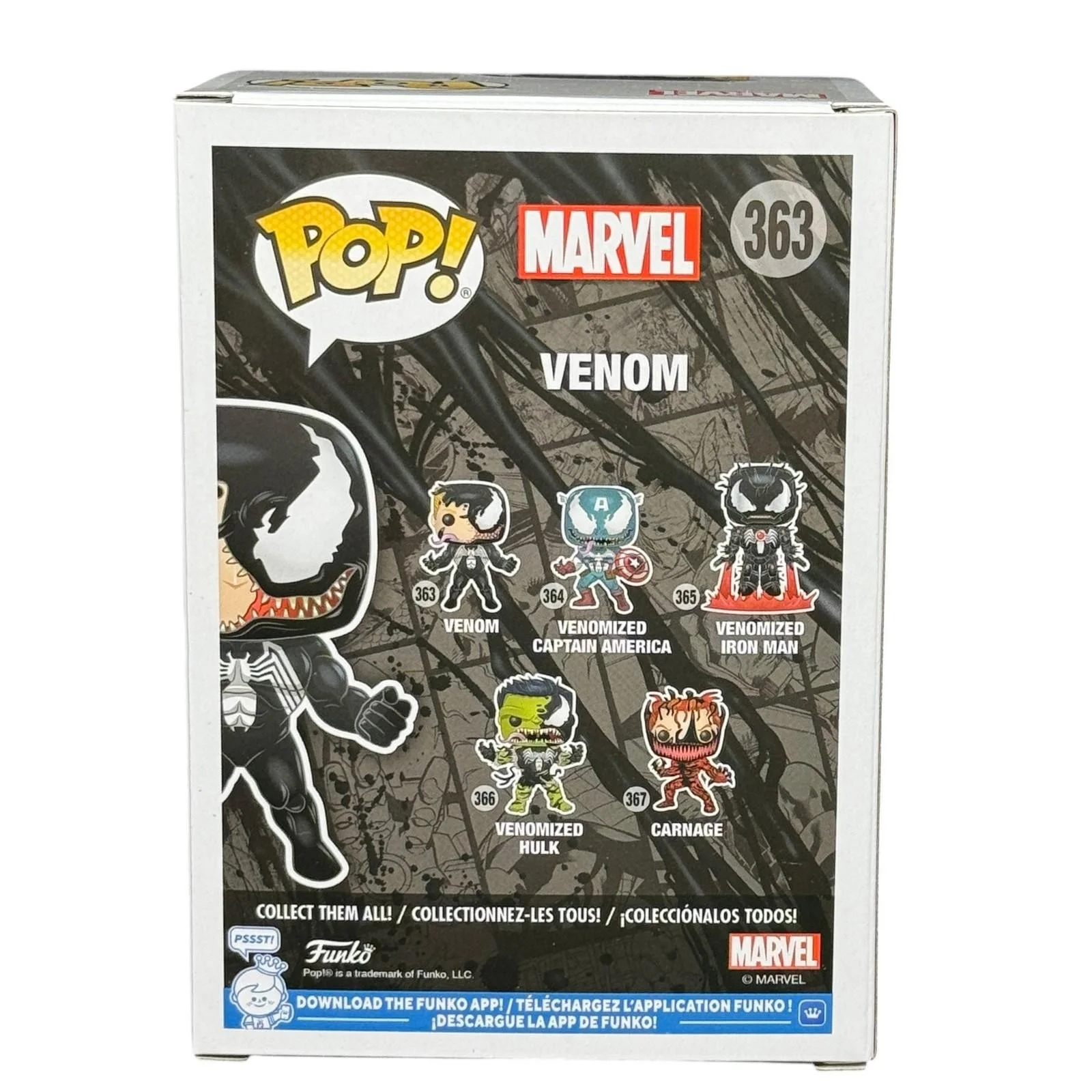 Tom Hardy — Tom Hardy Signed Venom Funko Pop 363 Eddie Brock Marvel Beckett Authentic BAS!, image 3