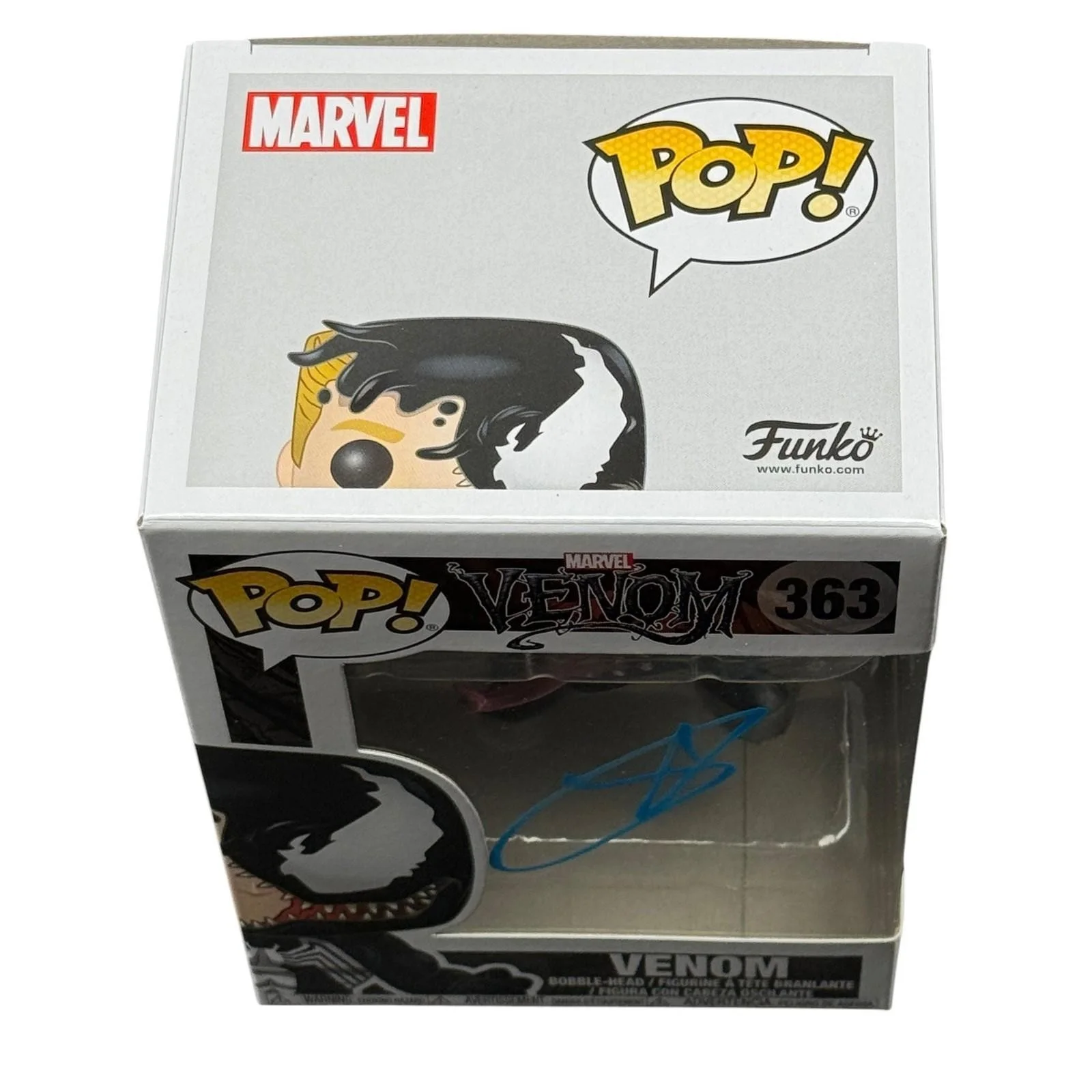 Tom Hardy — Tom Hardy Signed Venom Funko Pop 363 Eddie Brock Marvel Beckett Authentic BAS!, image 5