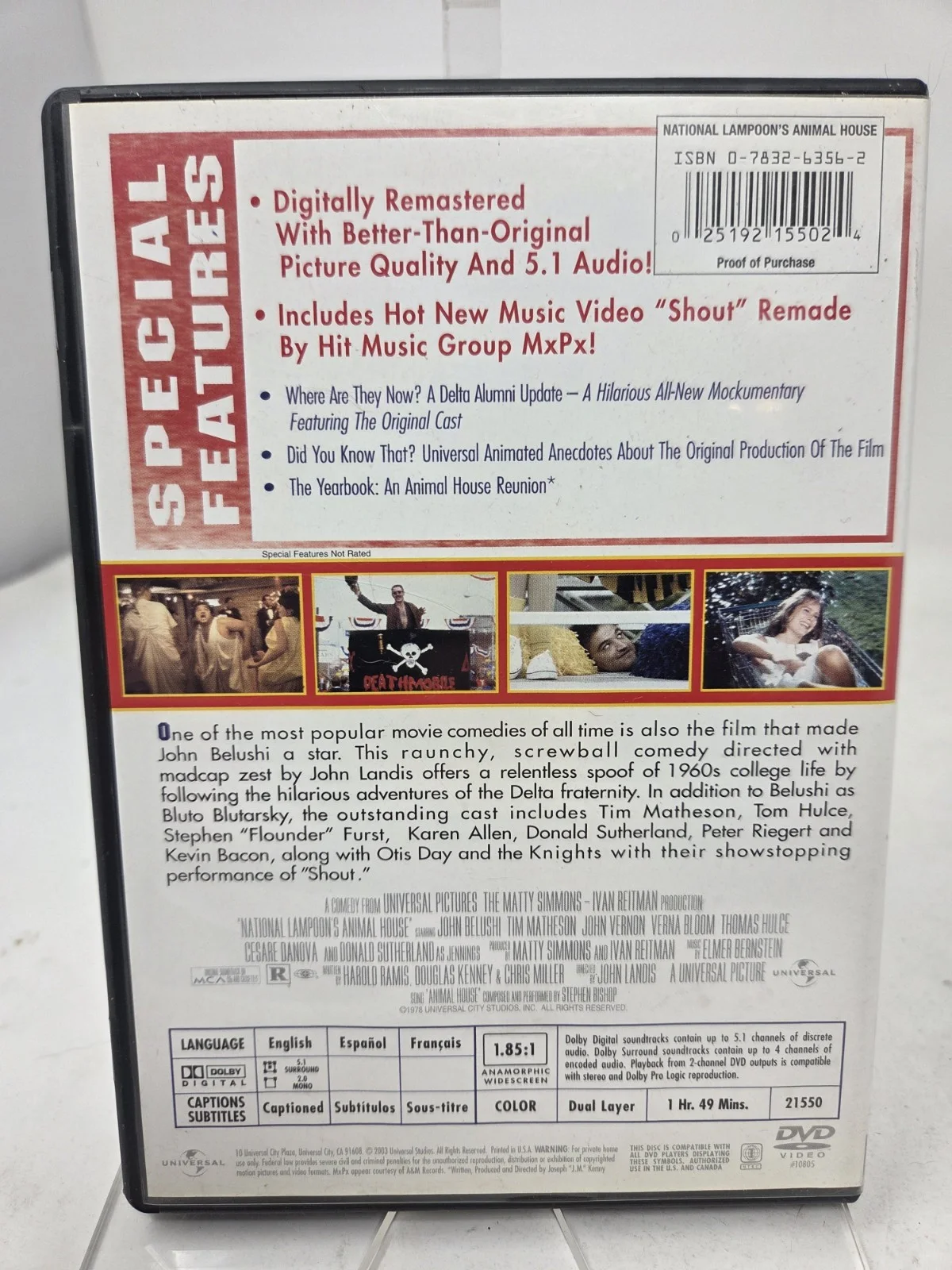 John Landis — John Landis signed autographed DVD Cover 1978 Animal House Director, image 3