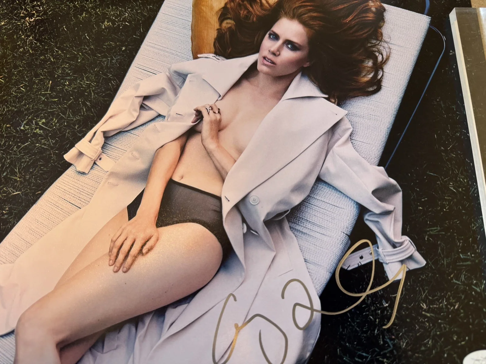 AMY ADAMS — AMY ADAMS Signed 11X14 Photo JSA AUTOGRAPH No Card Hot