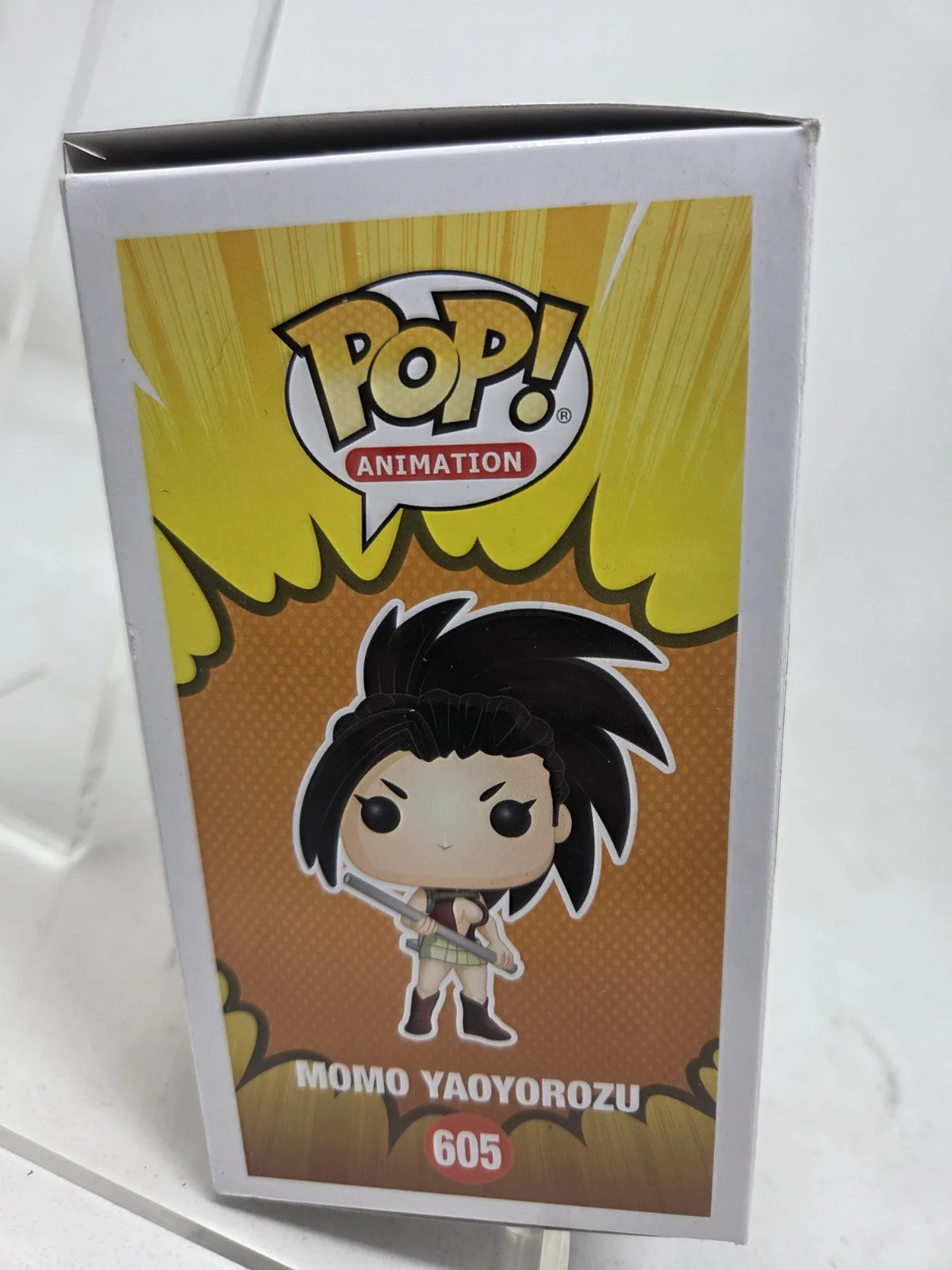 Colleen Clinkenbeard — Colleen Clinkenbeard signed Funko Pop My Hero Academia Momo Beckett + Protector, изображение 3