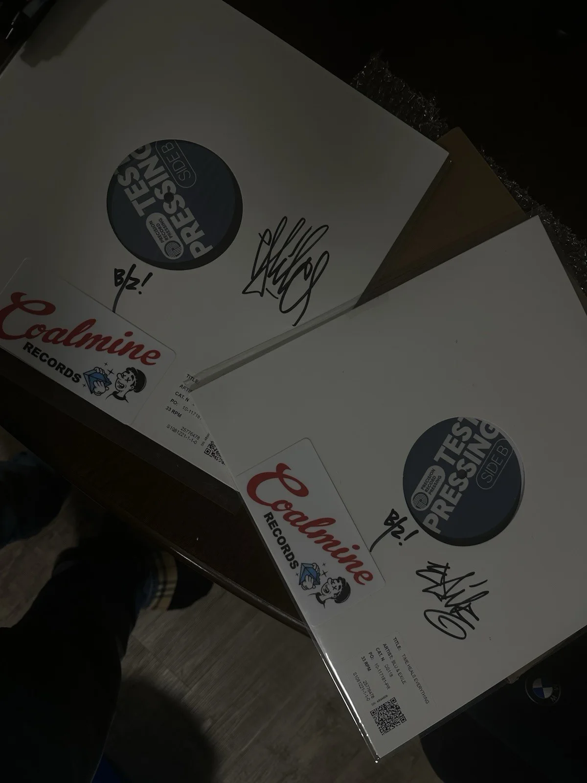 BLU & EXILE TIME HEALS EVERYTHING (SIGNED TEST PRESSES) IN HAND, изображение 3