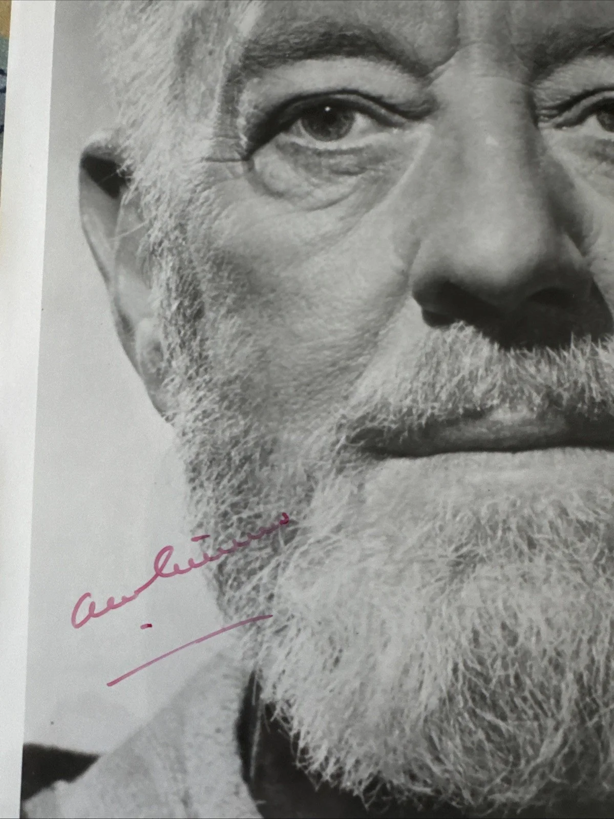 ALEC GUINNESS HAND SIGNED OBI WAN KENOBI 8x10” Photo Excellent Condition, image 2