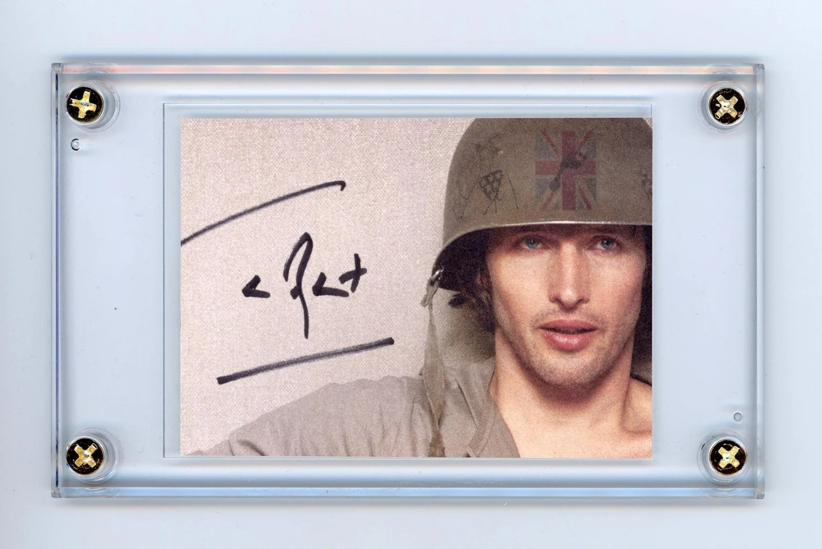 James Blunt — James Blunt Autographed Trading Card Sized Signed Cut ACOA