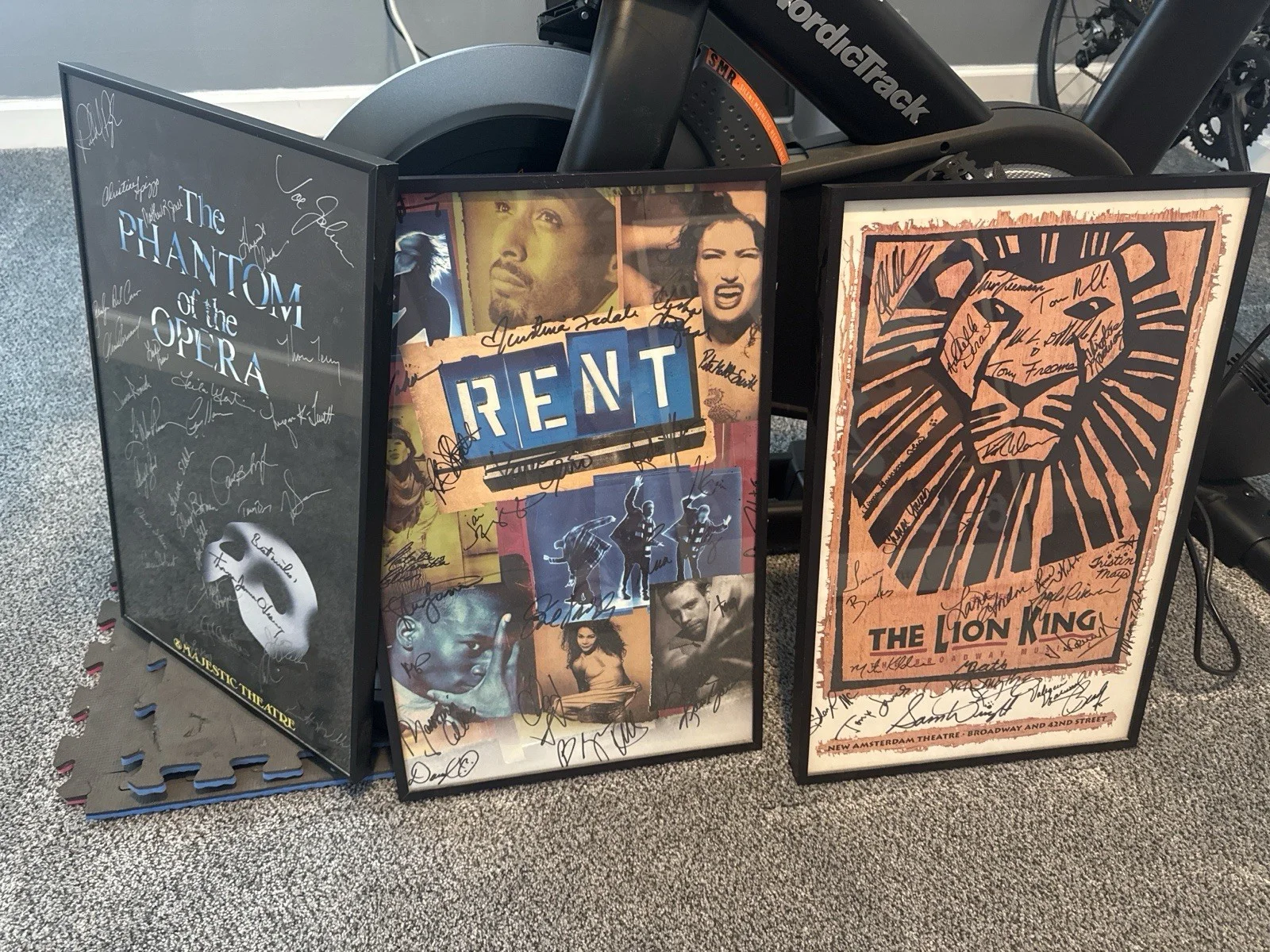 RENT Broadway Framed Wall Art – Signed Cast Print, image 4